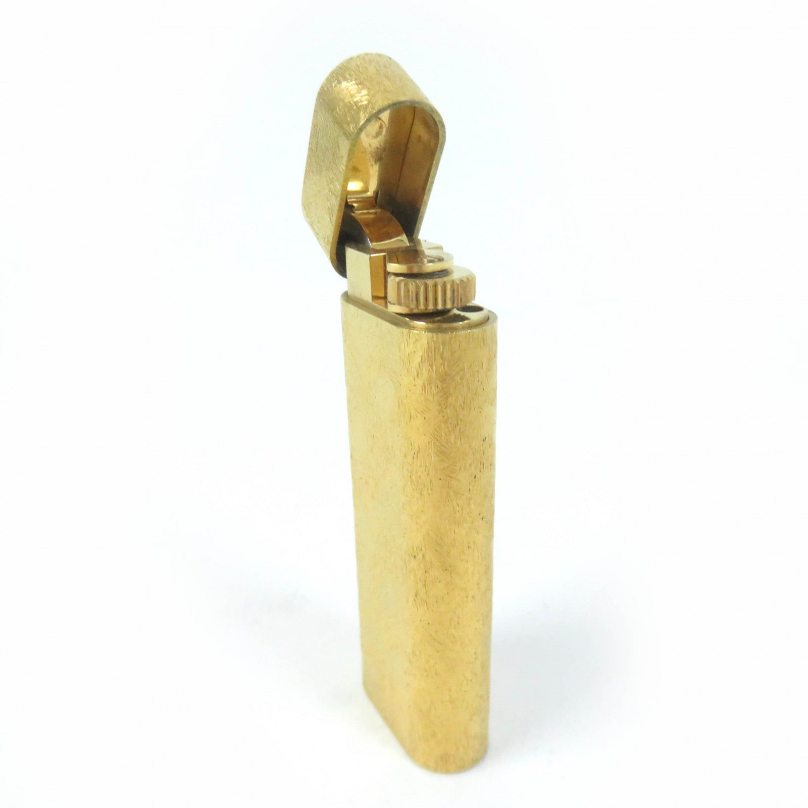 Cartier Oval Roller Gas Lighter Gold Swiss