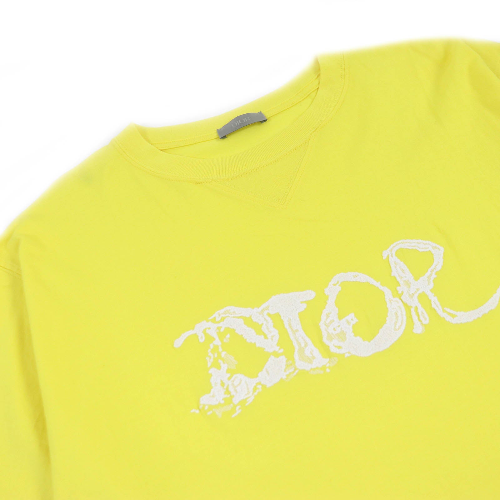 DIOR Peter Doig Logo T-shirt Yellow XL