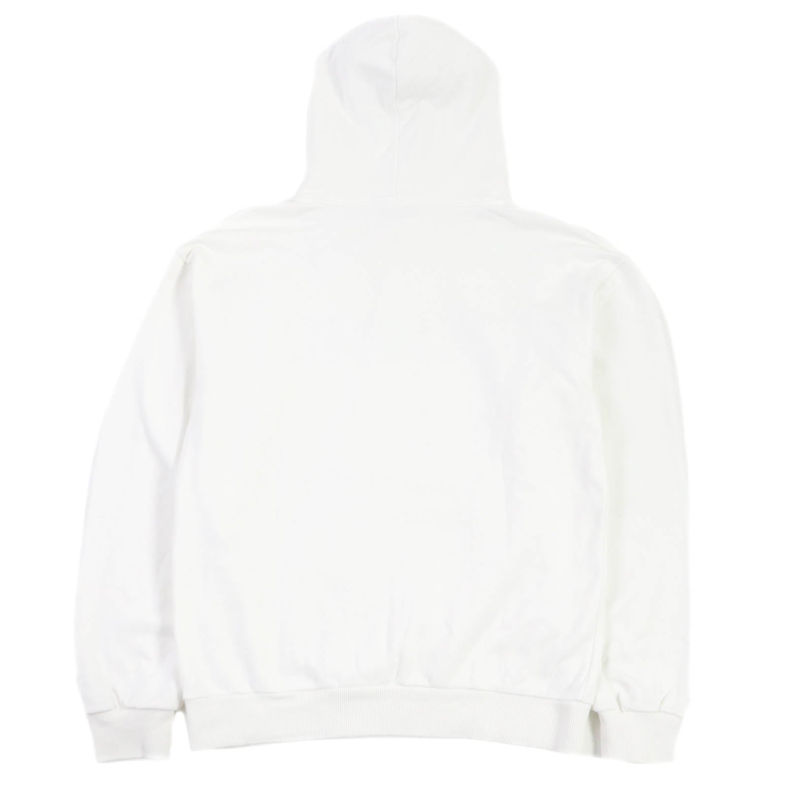 Celine Cotton Studded Logo Hoodie White S