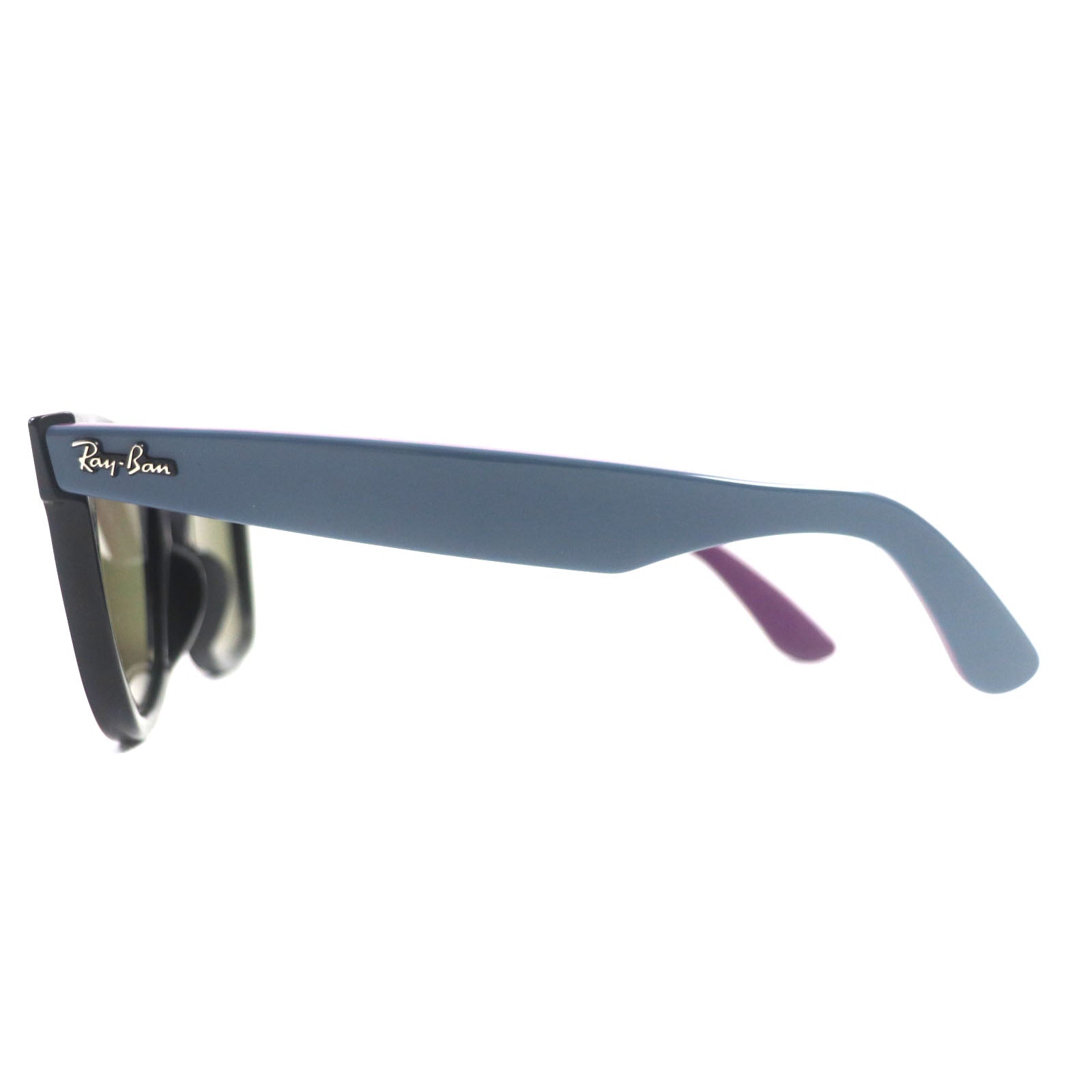 Ray-Ban RB2140-F Wayfarer Sunglasses Black Navy