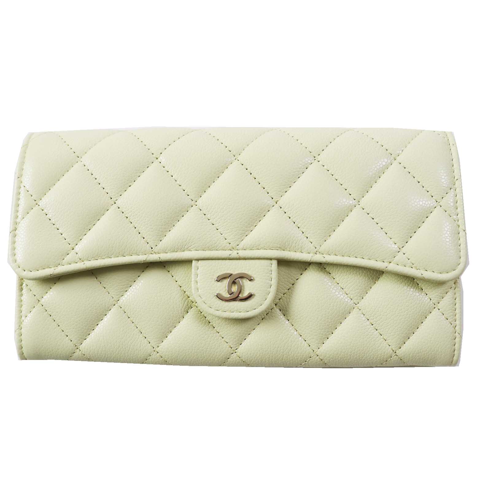 Chanel Caviar Skin Long Wallet AP0241