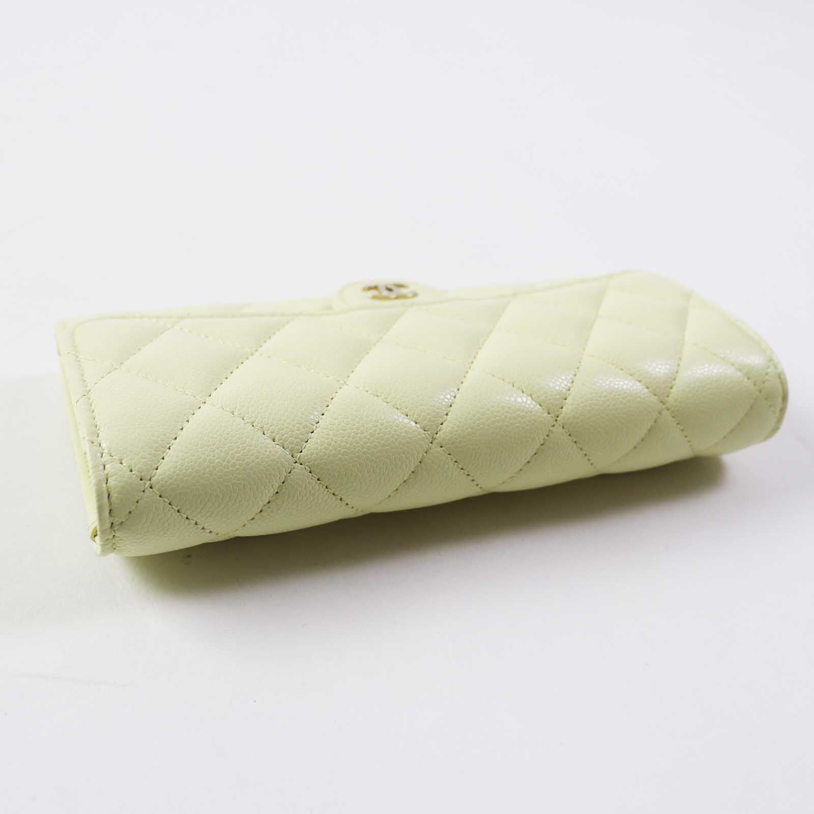 Chanel Caviar Skin Long Wallet AP0241