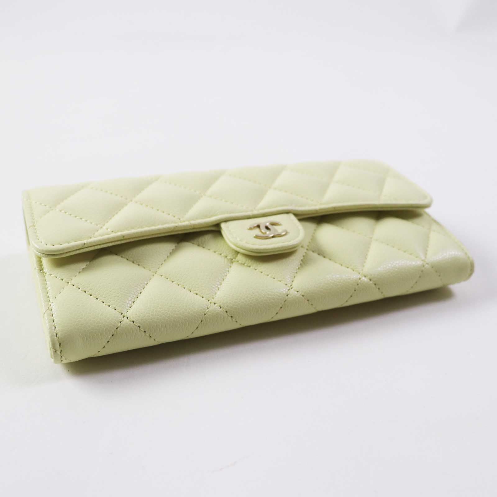 Chanel Caviar Skin Long Wallet AP0241