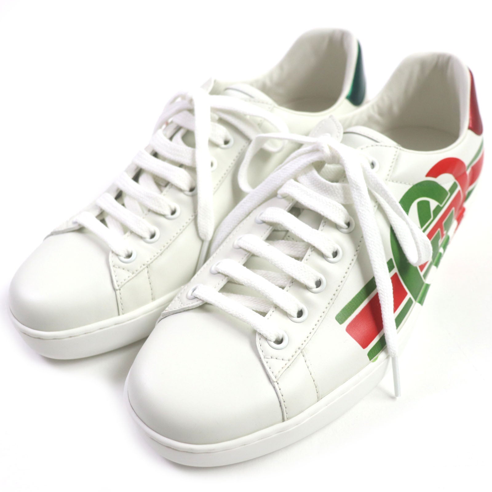 GUCCI Ace Interlocking G Leather Sneakers