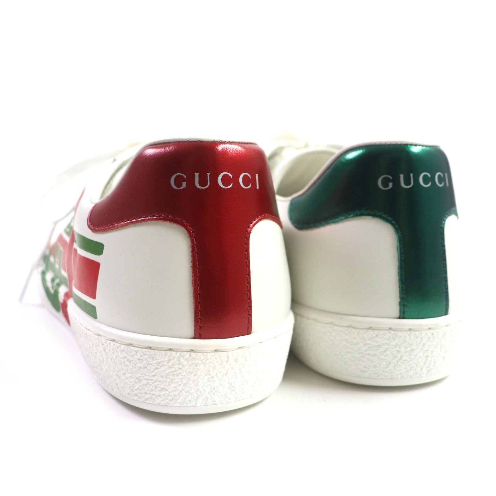 GUCCI Ace Interlocking G Leather Sneakers