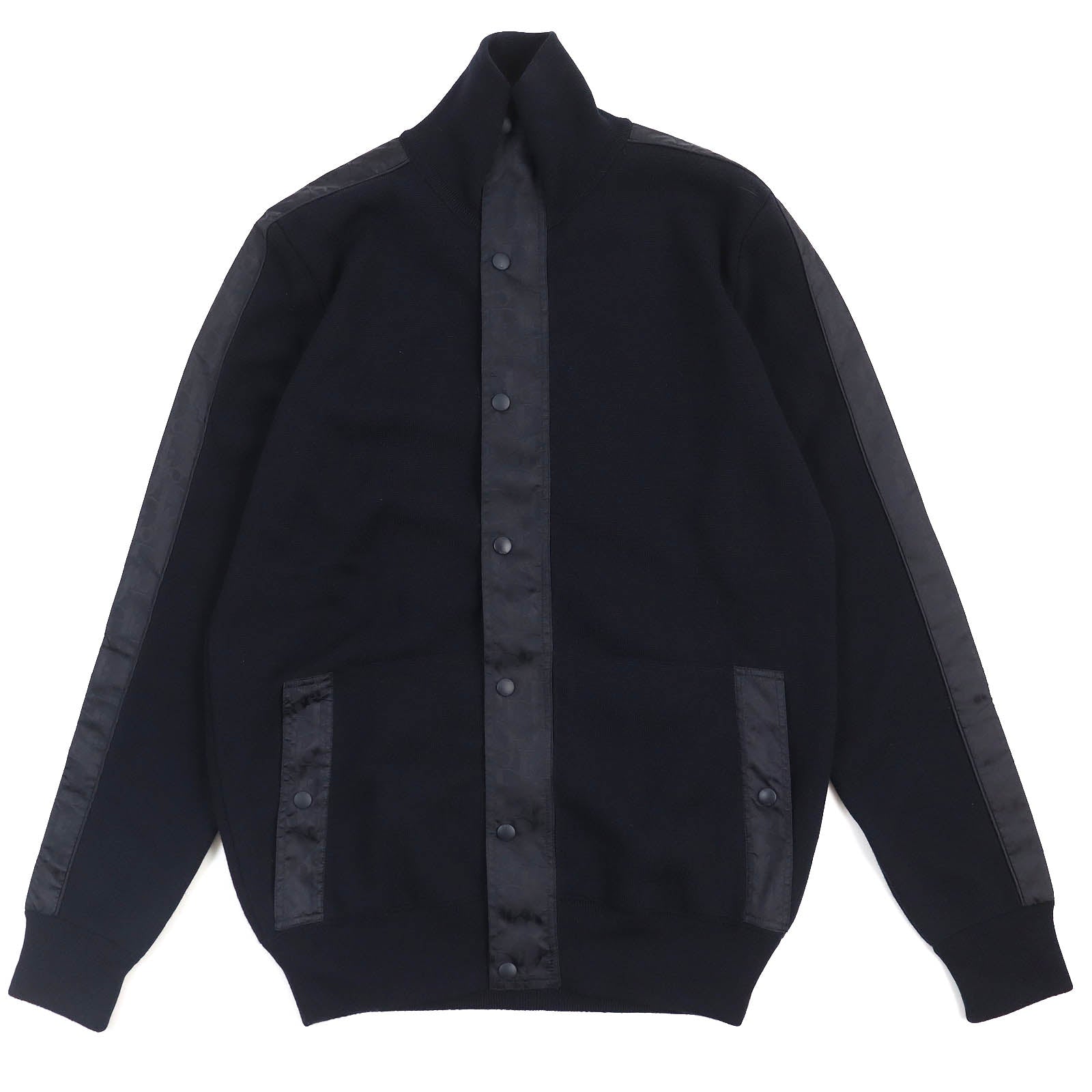 Dior Wool Nylon Knit Jacket Navy S