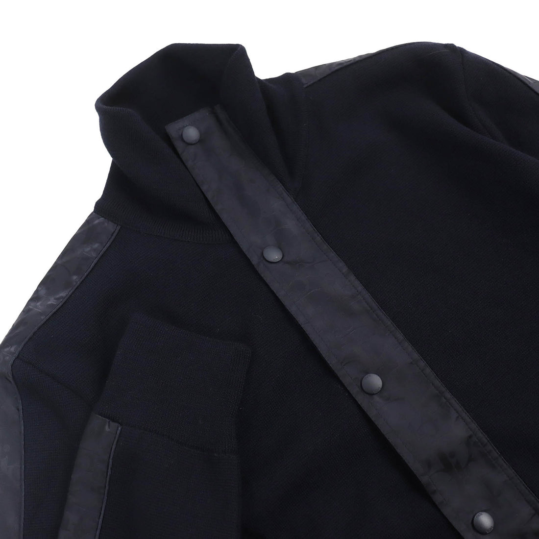 Dior Wool Nylon Knit Jacket Navy S