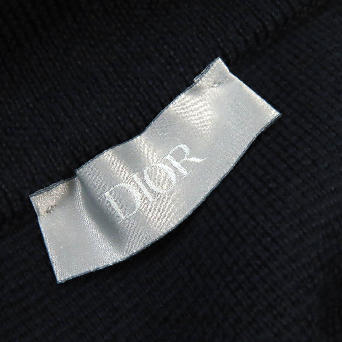 Dior Wool Nylon Knit Jacket Navy S