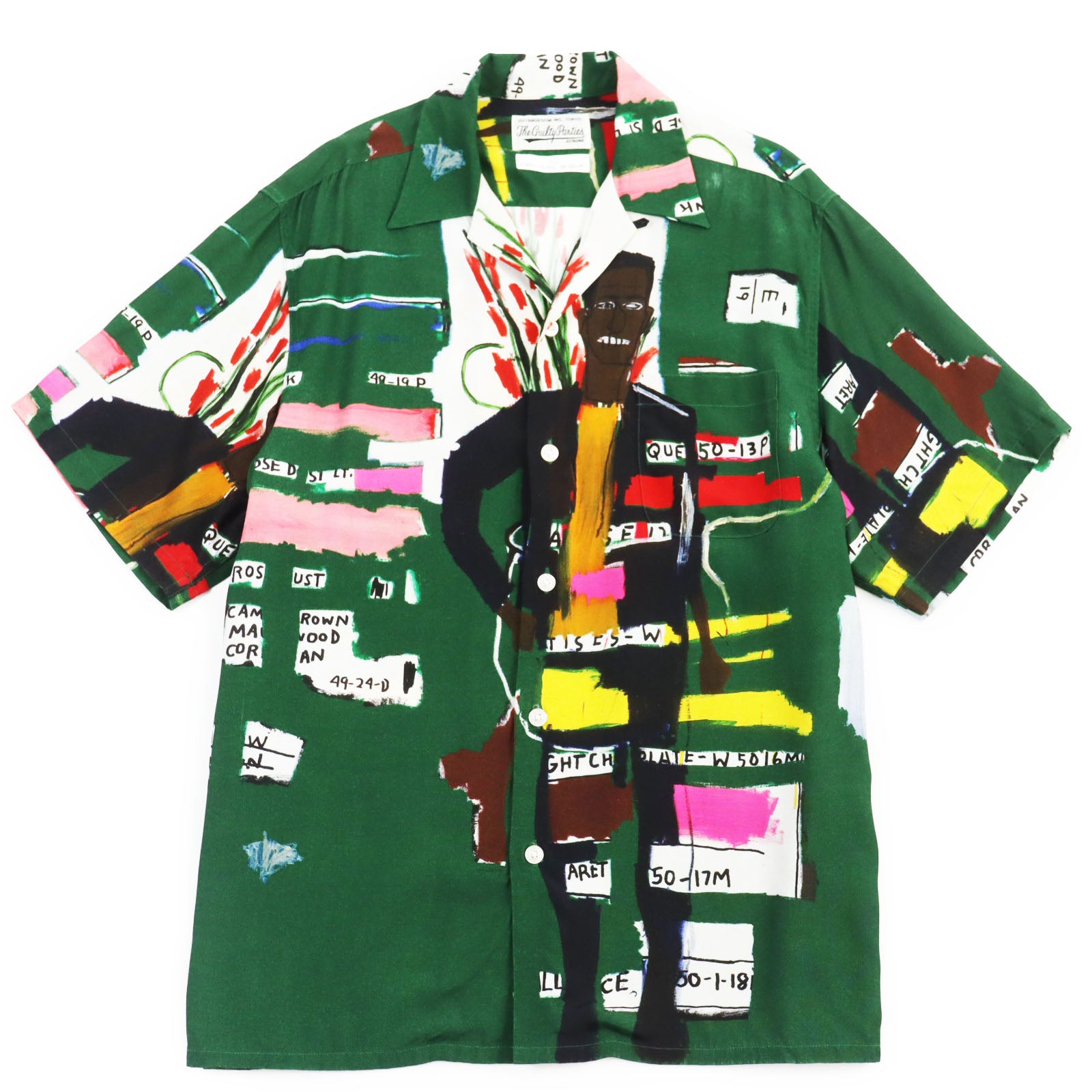 WACKO MARIA Jean-Michel Basquiat Hawaiian Shirt Multicolor M