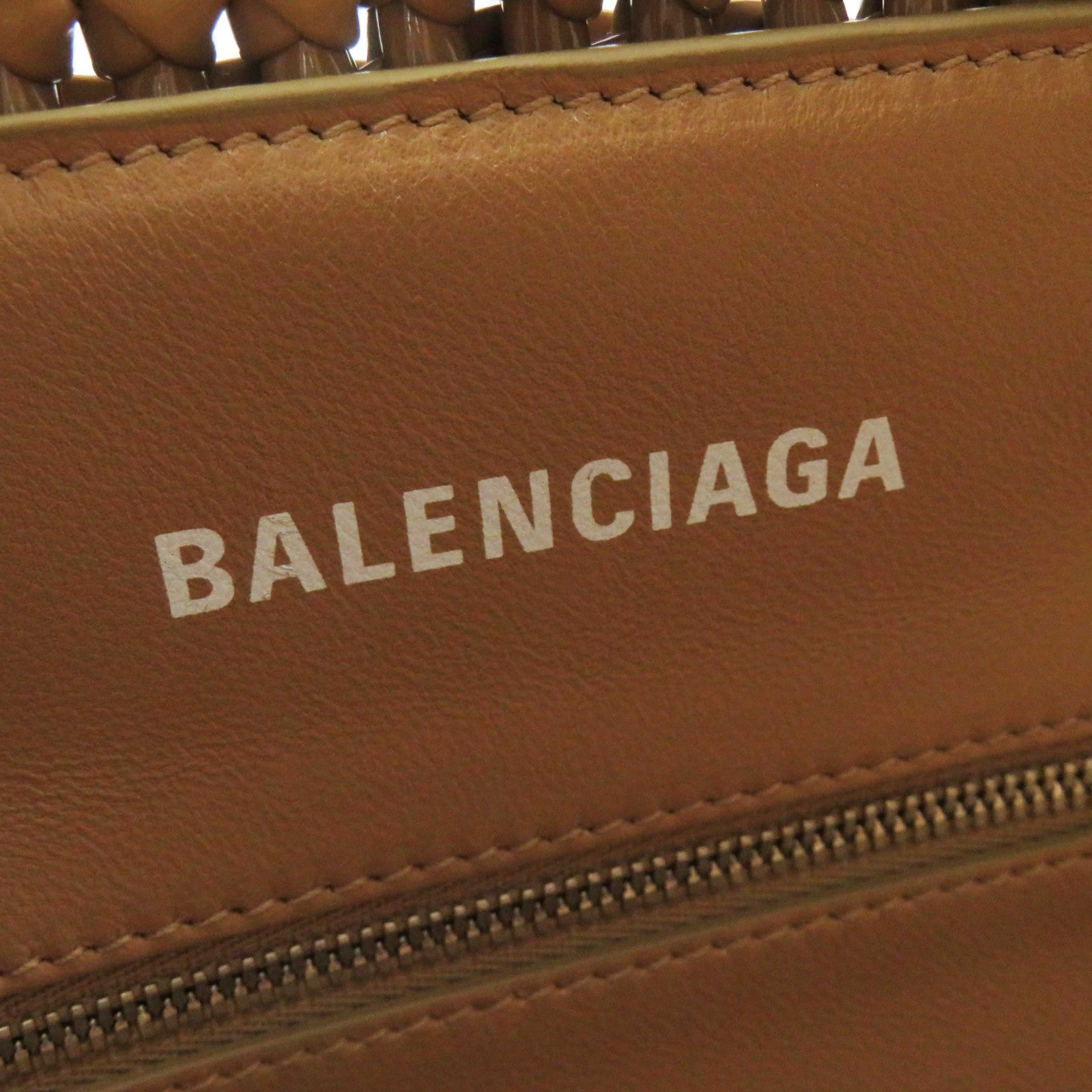 Balenciaga Bistro XS 2WAY Basket Bag Beige