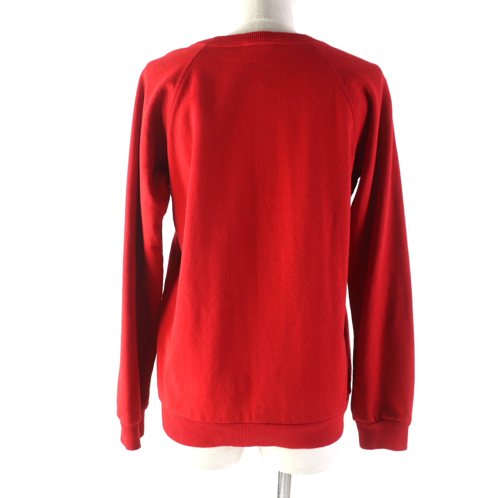 Celine Cotton Polyurethane Crew Neck Sweatshirt Red M