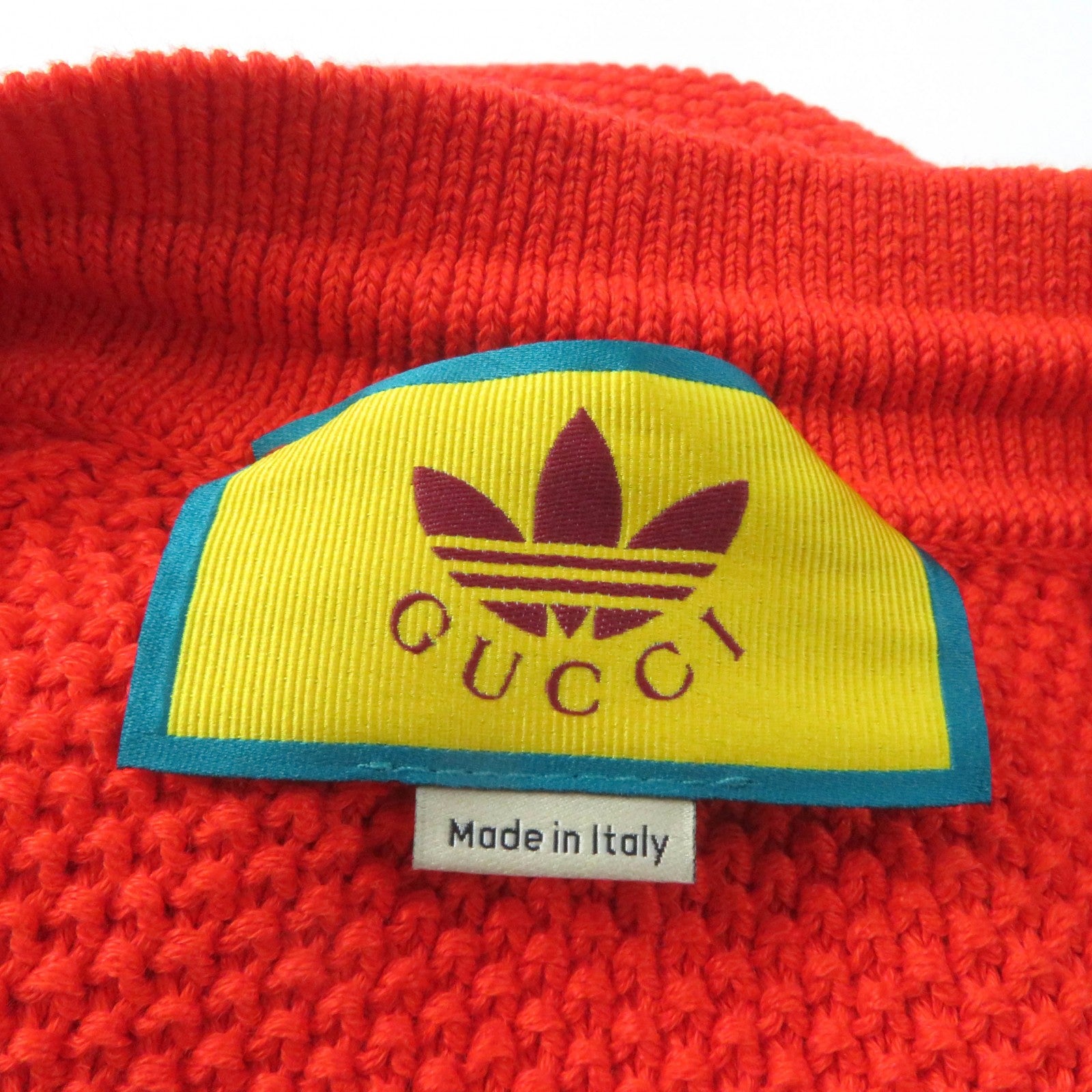 Gucci adidas Trefoil Knit Shorts Orange M