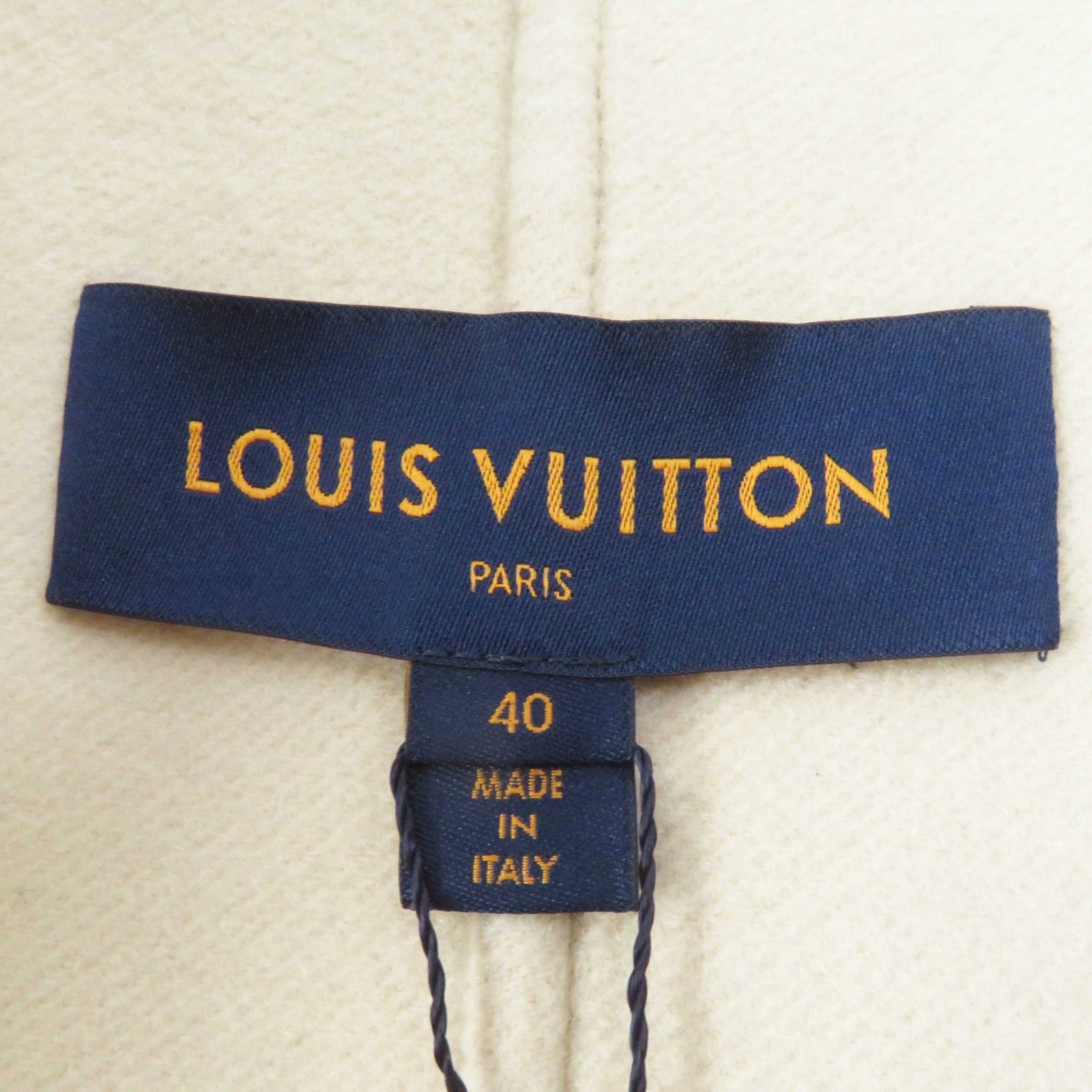 Louis Vuitton Cashmere Rayon Coat Light Beige Women