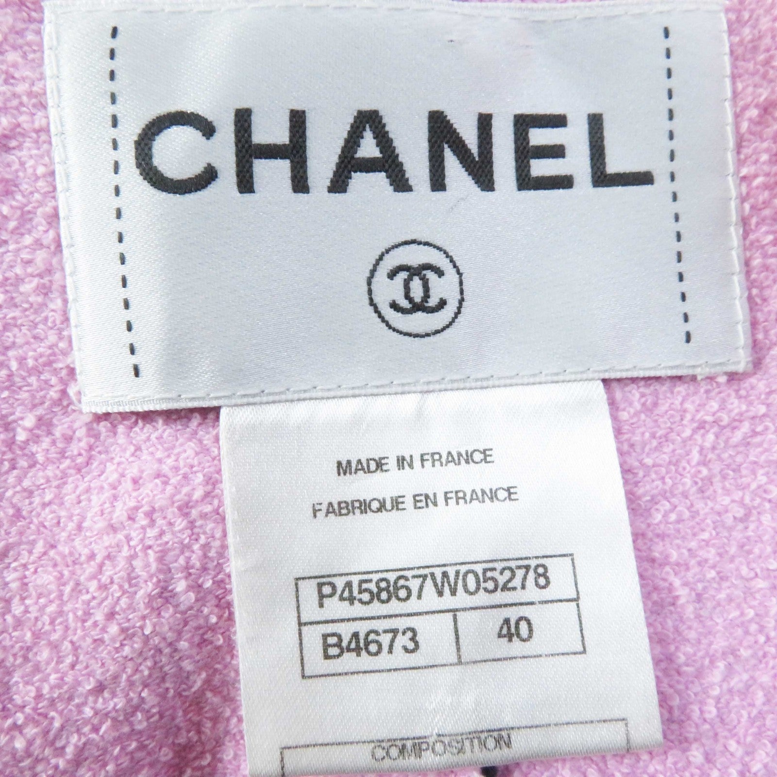 Chanel Tweed Metallic Jacket P45867