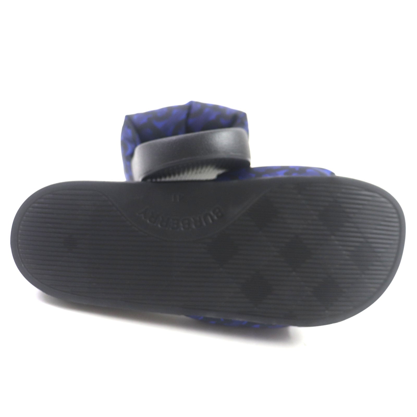 Burberry TB Monogram Print Slides Sandals Navy 41