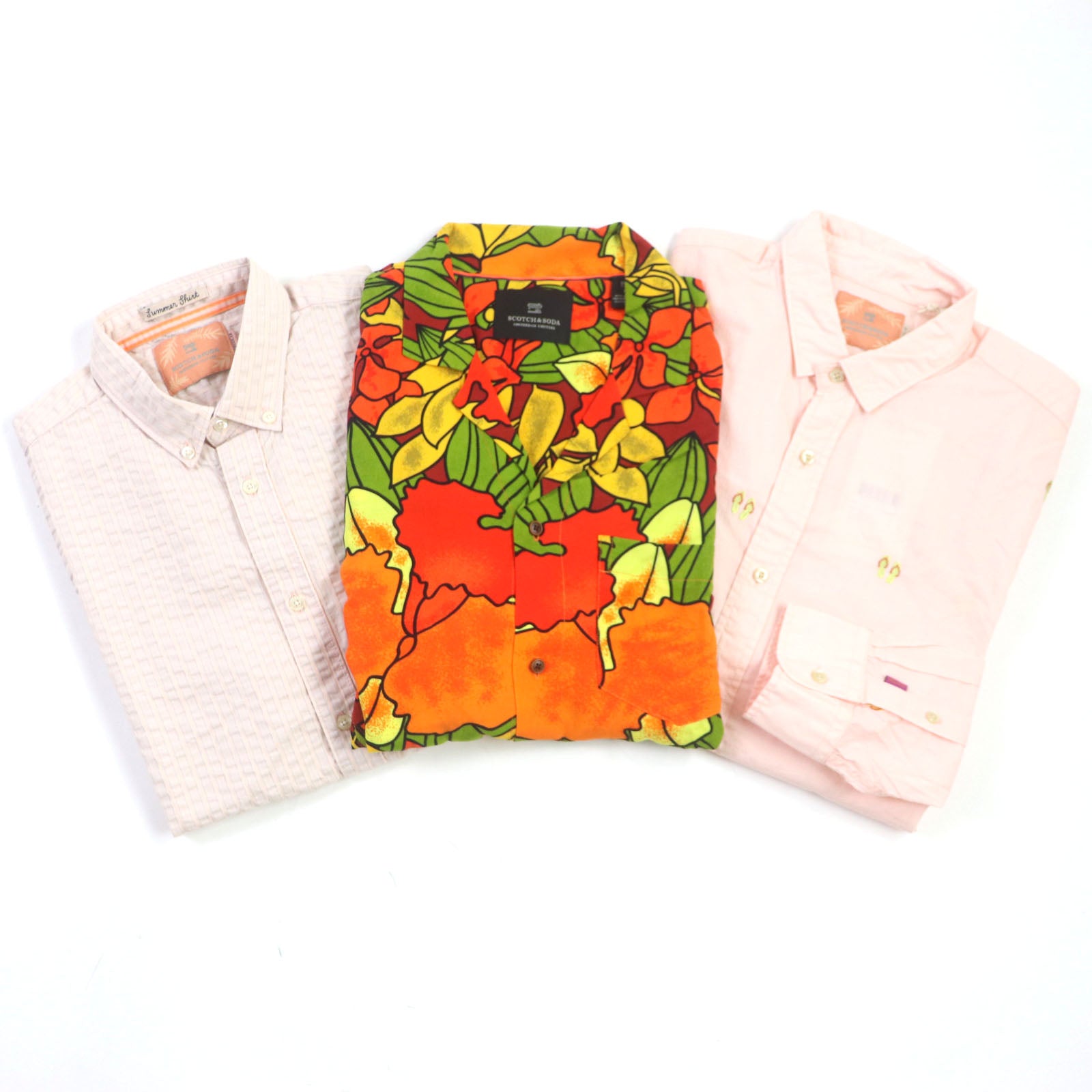 SCOTCH & SODA 100% Cotton Rayon Shirt Set