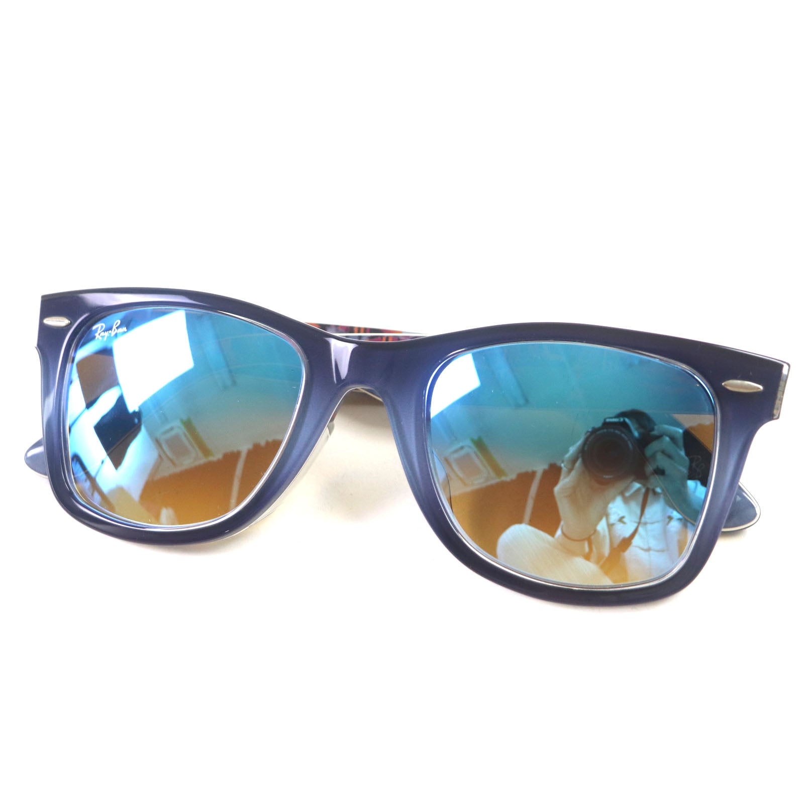 Ray-Ban RB2140-F WAYFARER Sunglasses Navy