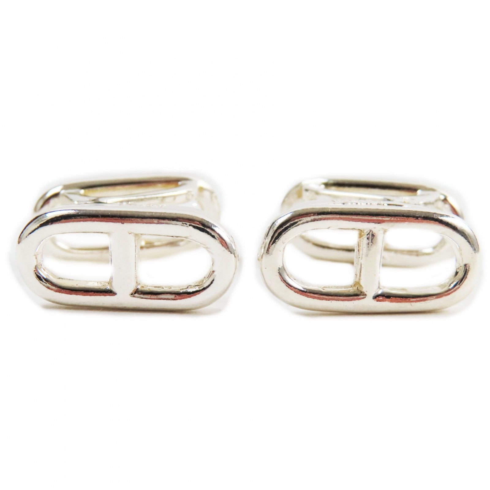 Hermes Silver Farandole Chaine d'Ancre Cuffs