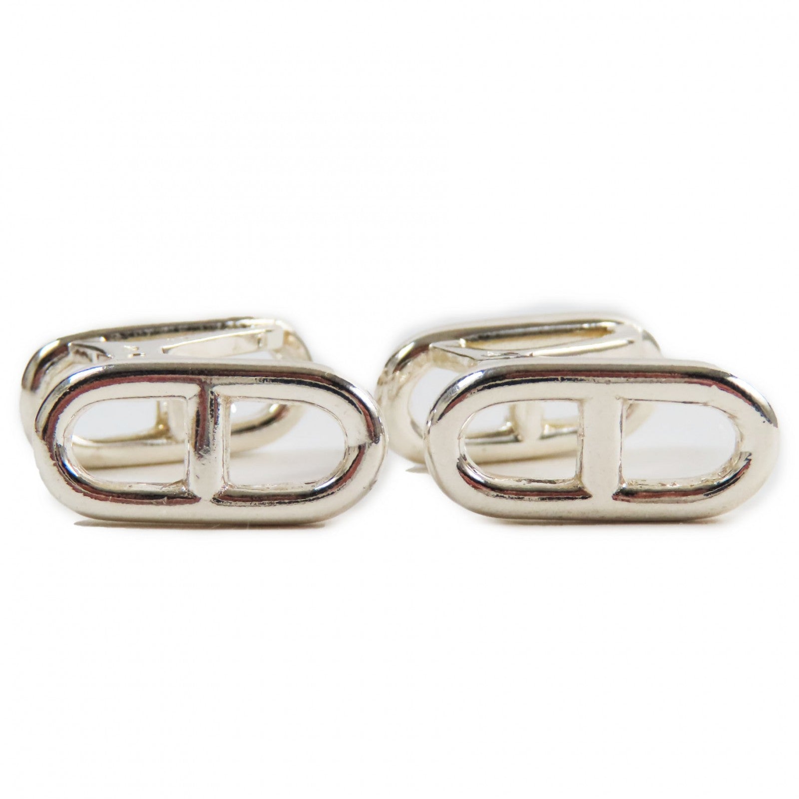 Hermes Silver Farandole Chaine d'Ancre Cuffs