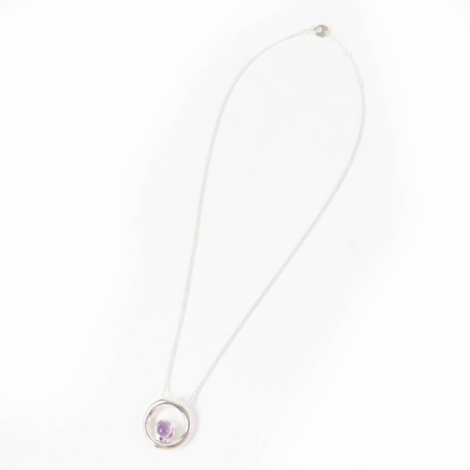 Christofle Idol Necklace SV925 Amethyst Silver