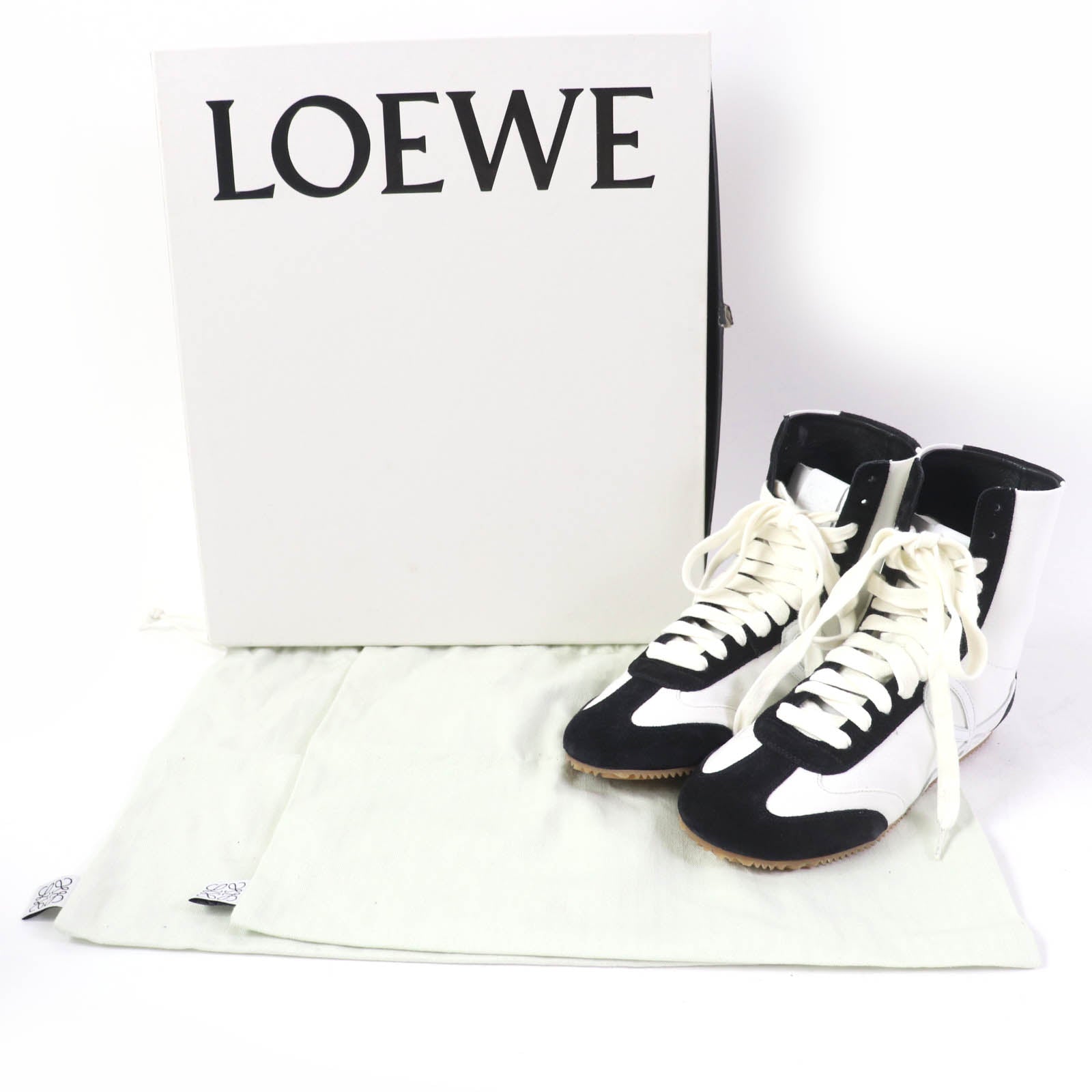 Loewe Ballet Runner Anagram Leather Sneakers