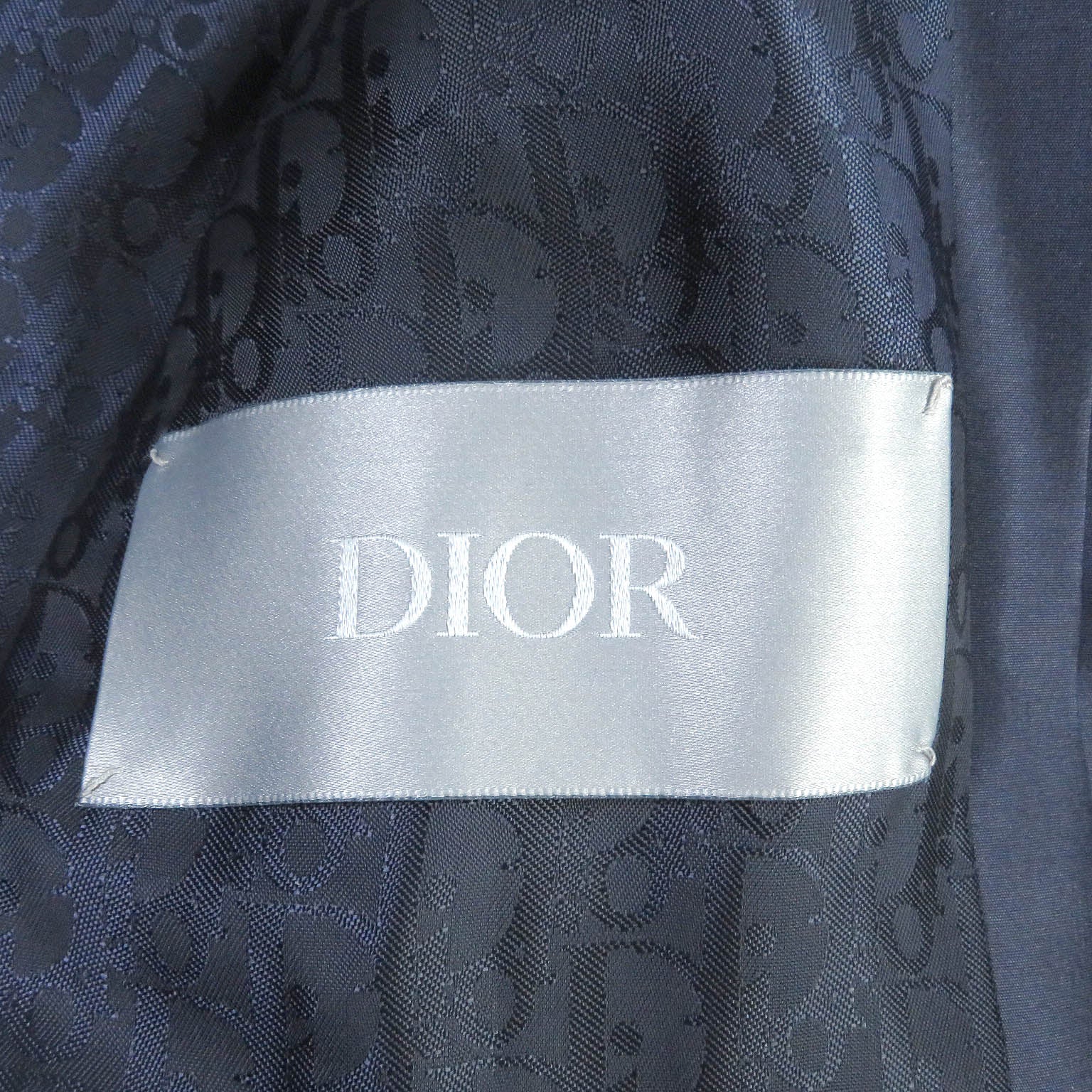 Dior Air Dior Bomber Jacket Silk Navy 44