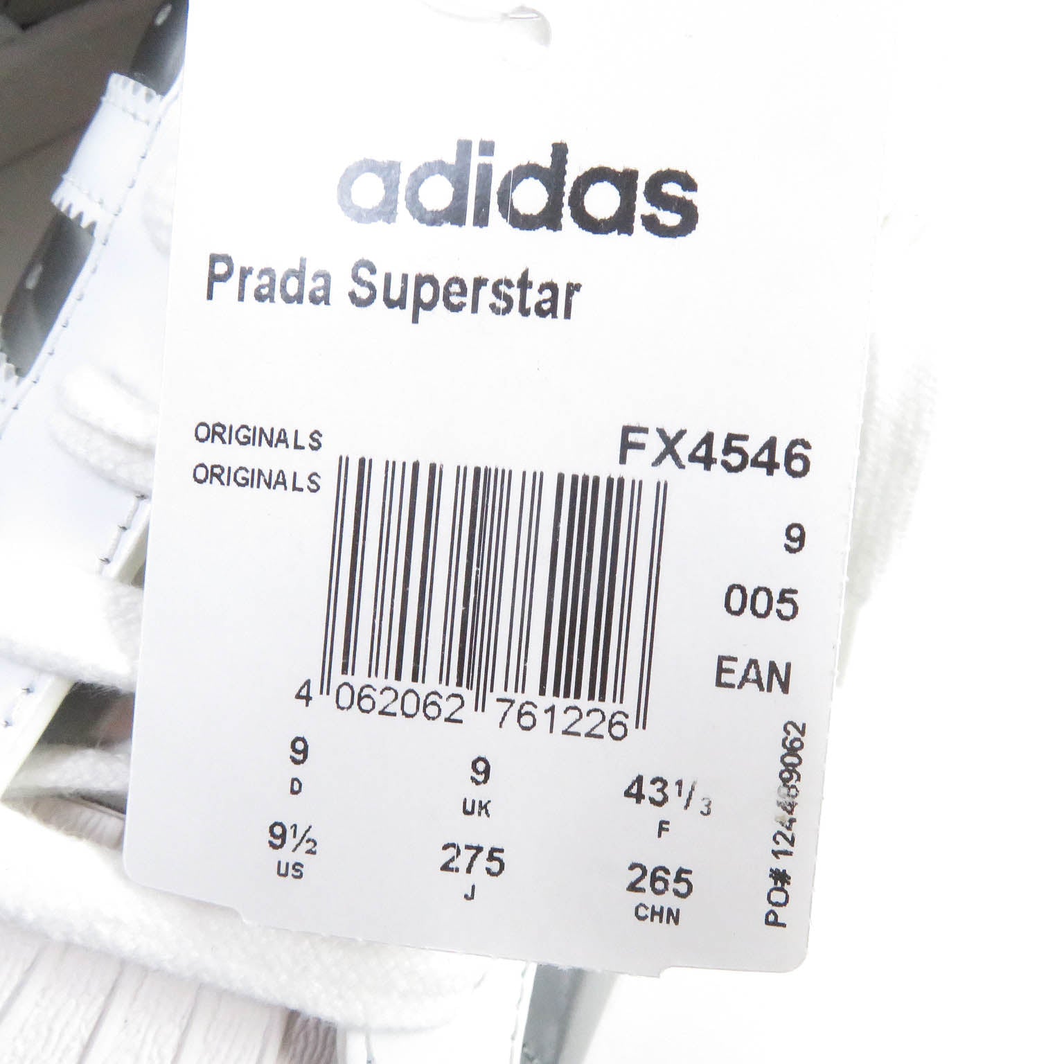 PRADA adidas SUPER STAR Leather Sneakers