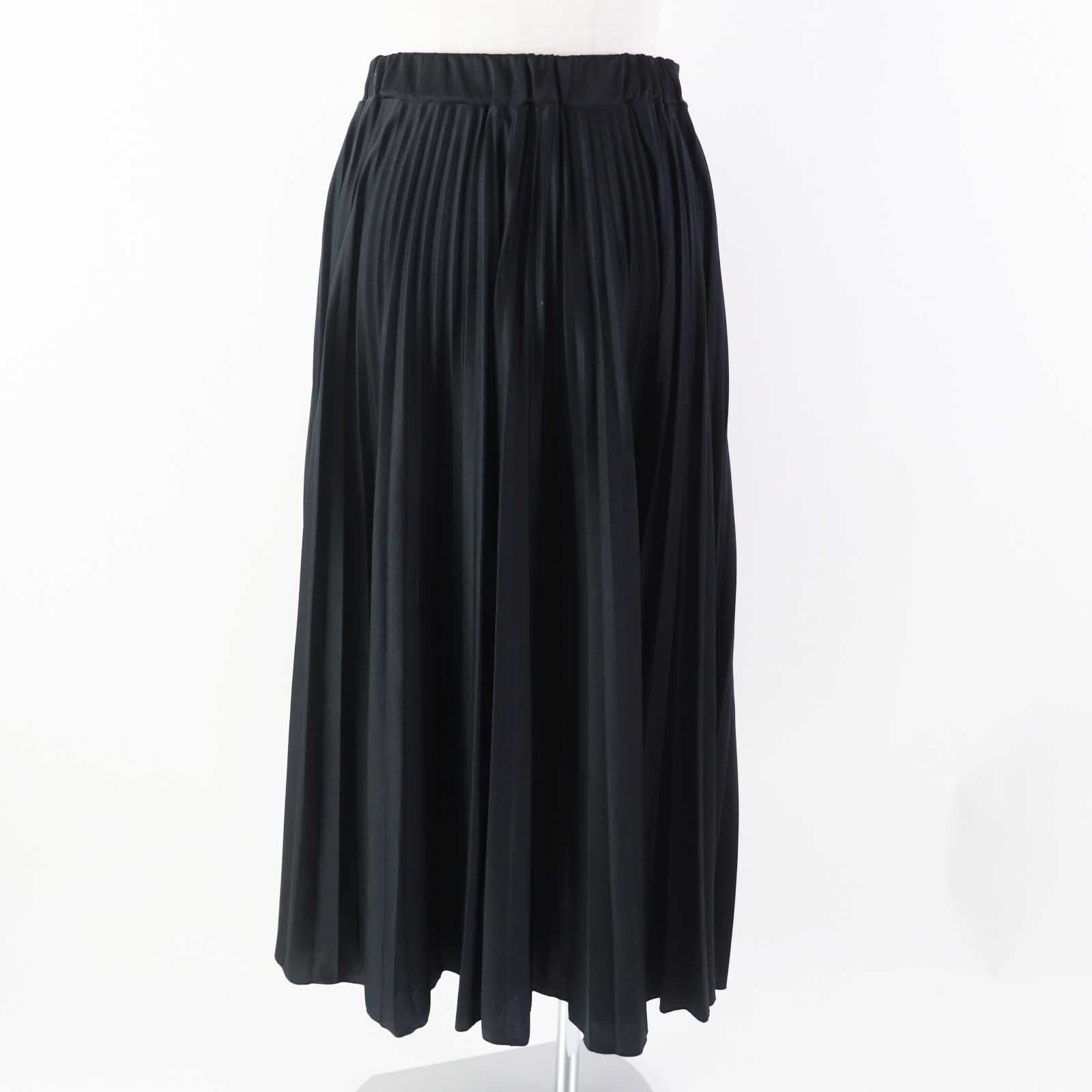 Valentino V Logo Pleated Skirt Black M