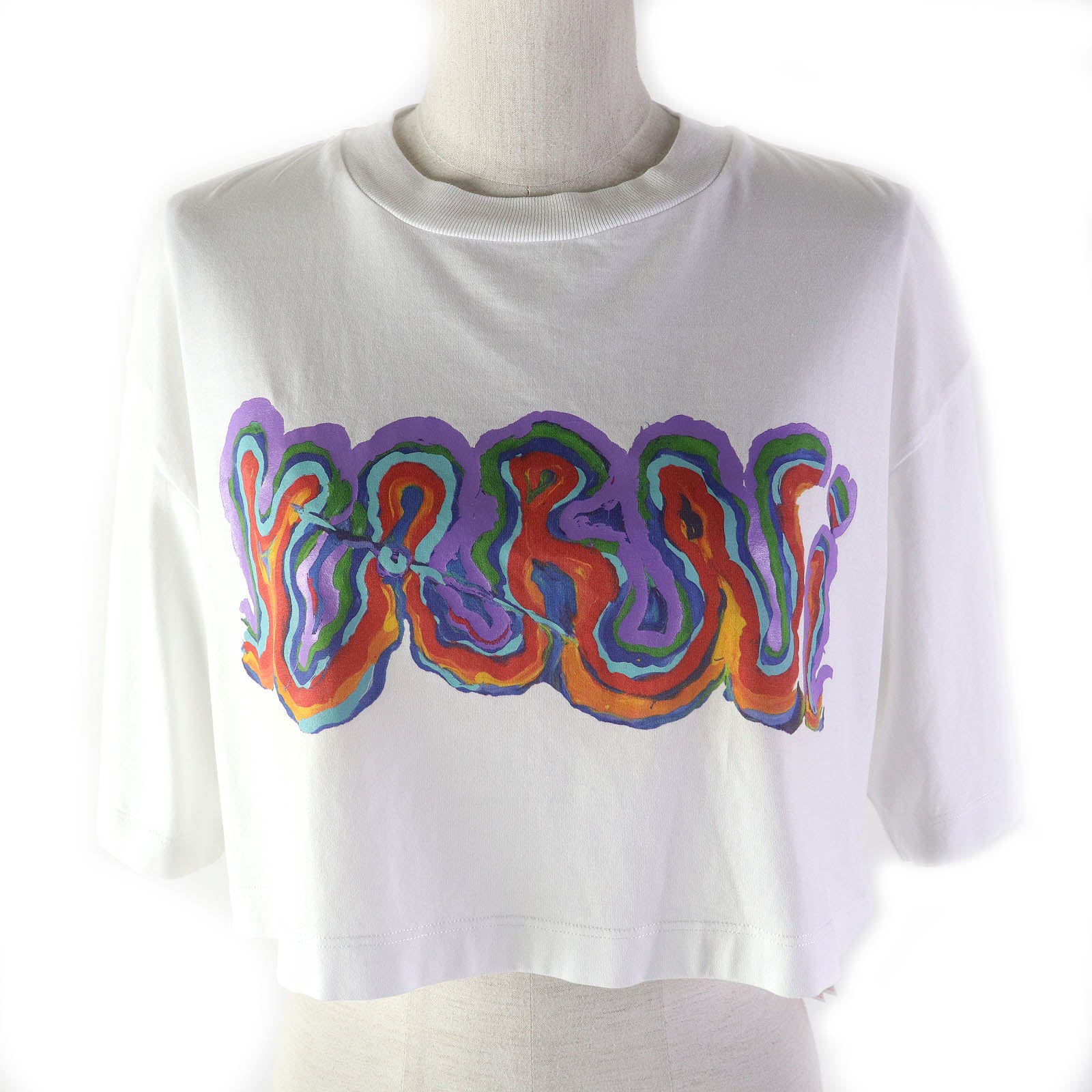 MARNI Logo Print Cotton T-shirt Women