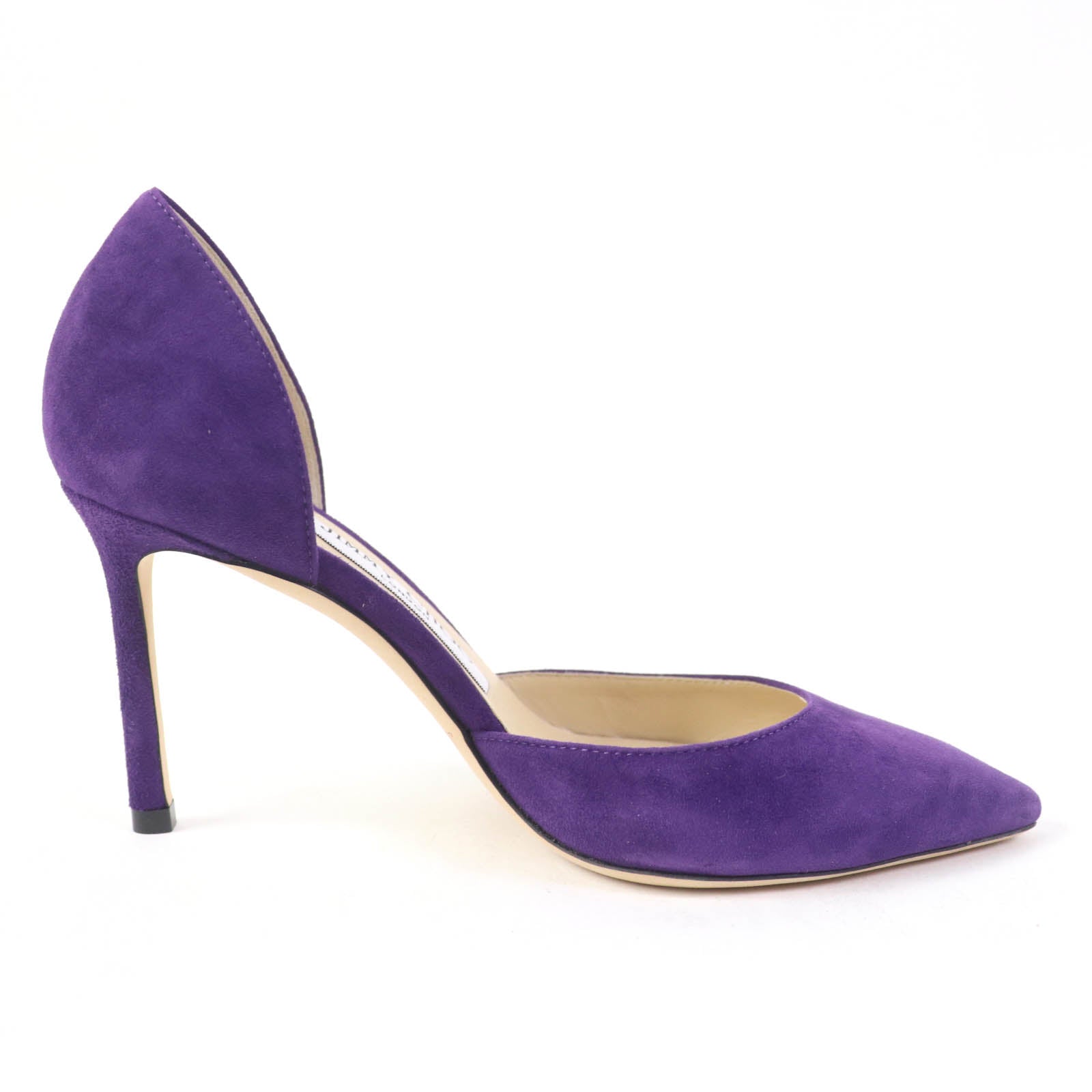 Jimmy Choo Esther 85 Suede Pumps Purple