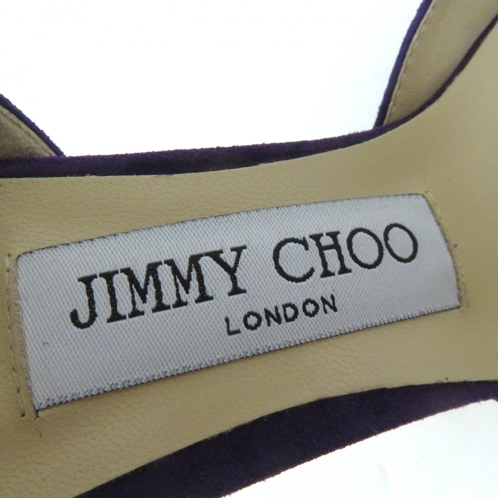 Jimmy Choo Esther 85 Suede Pumps Purple