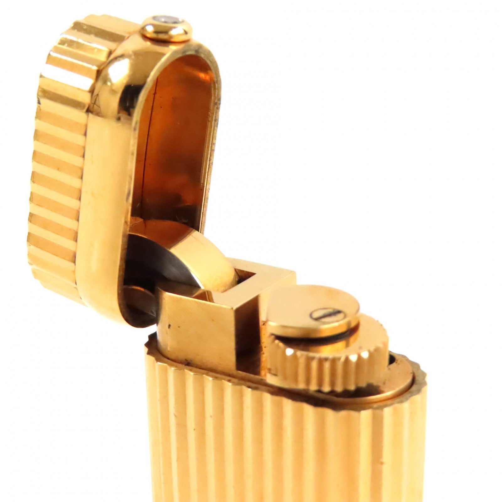 Cartier Oval Stripe 1P Diamond Gaslighter