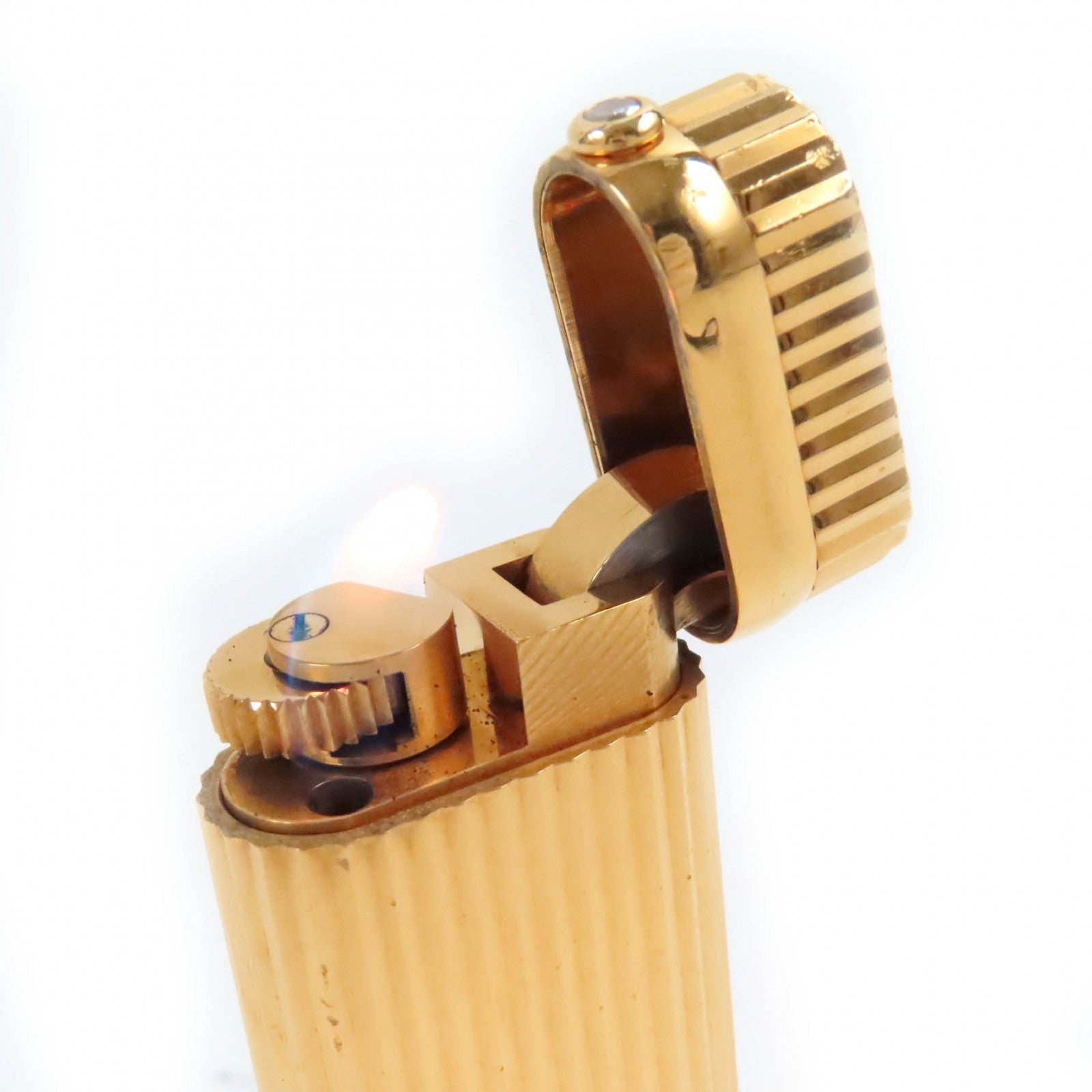 Cartier Oval Stripe 1P Diamond Gaslighter