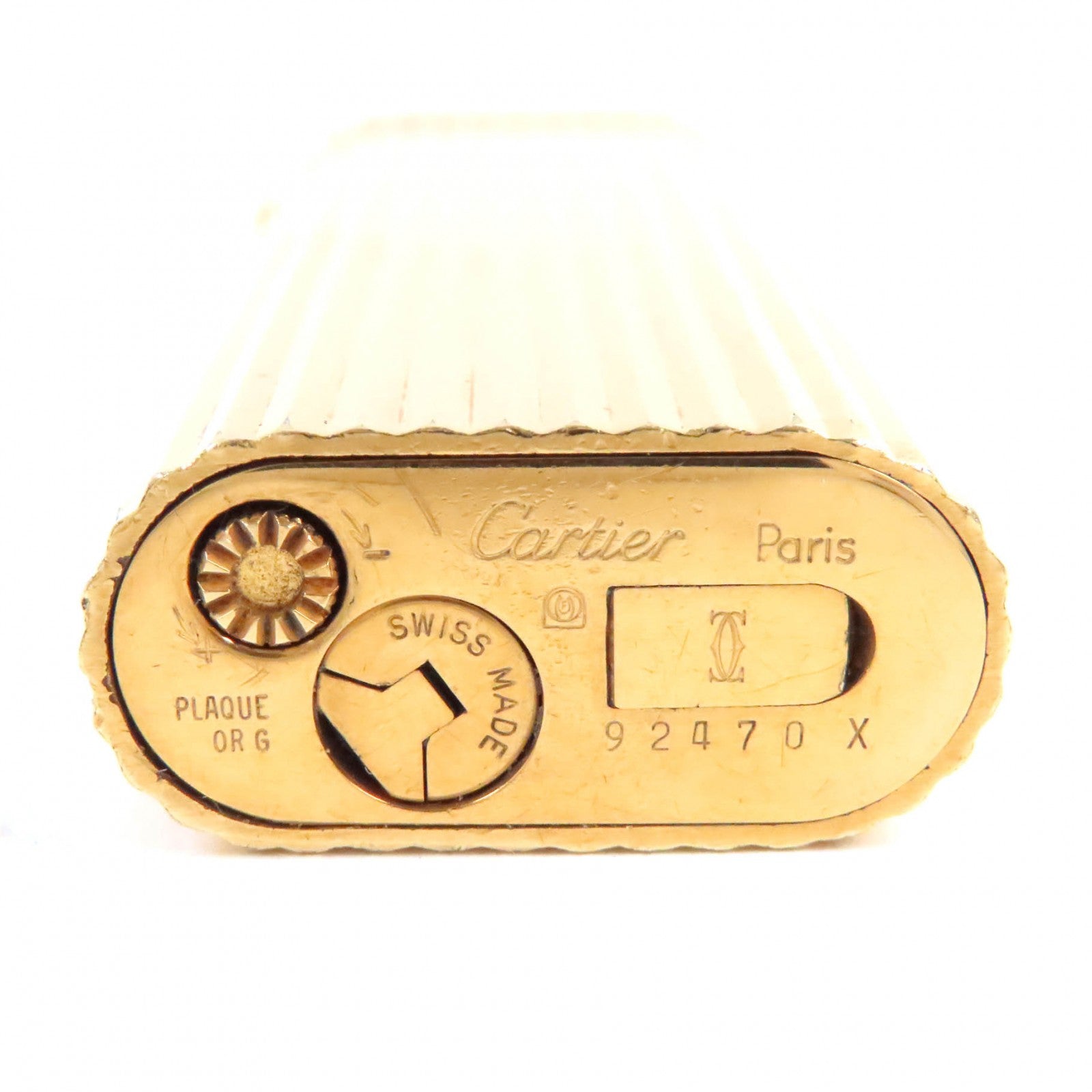 Cartier Oval Stripe 1P Diamond Gaslighter