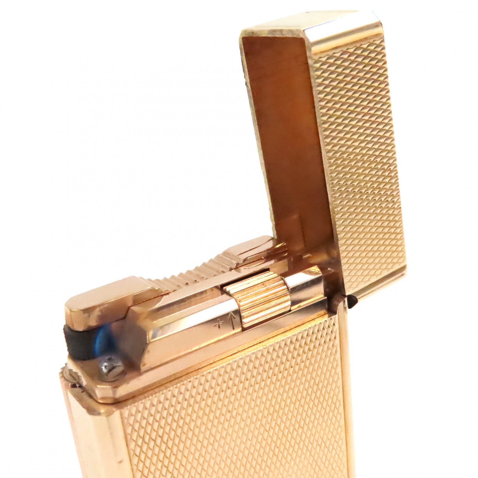 Dupont Line 1 Roller Gas Lighter Gold