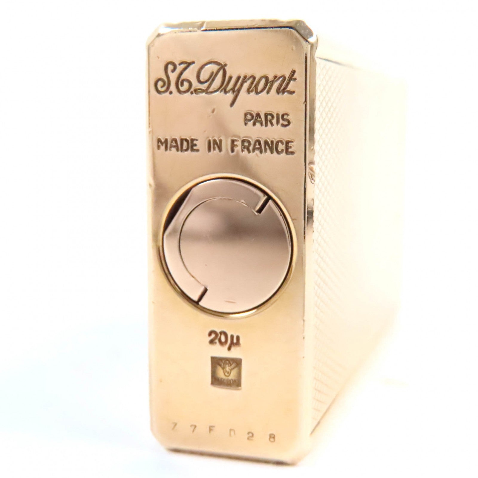 Dupont Line 1 Roller Gas Lighter Gold