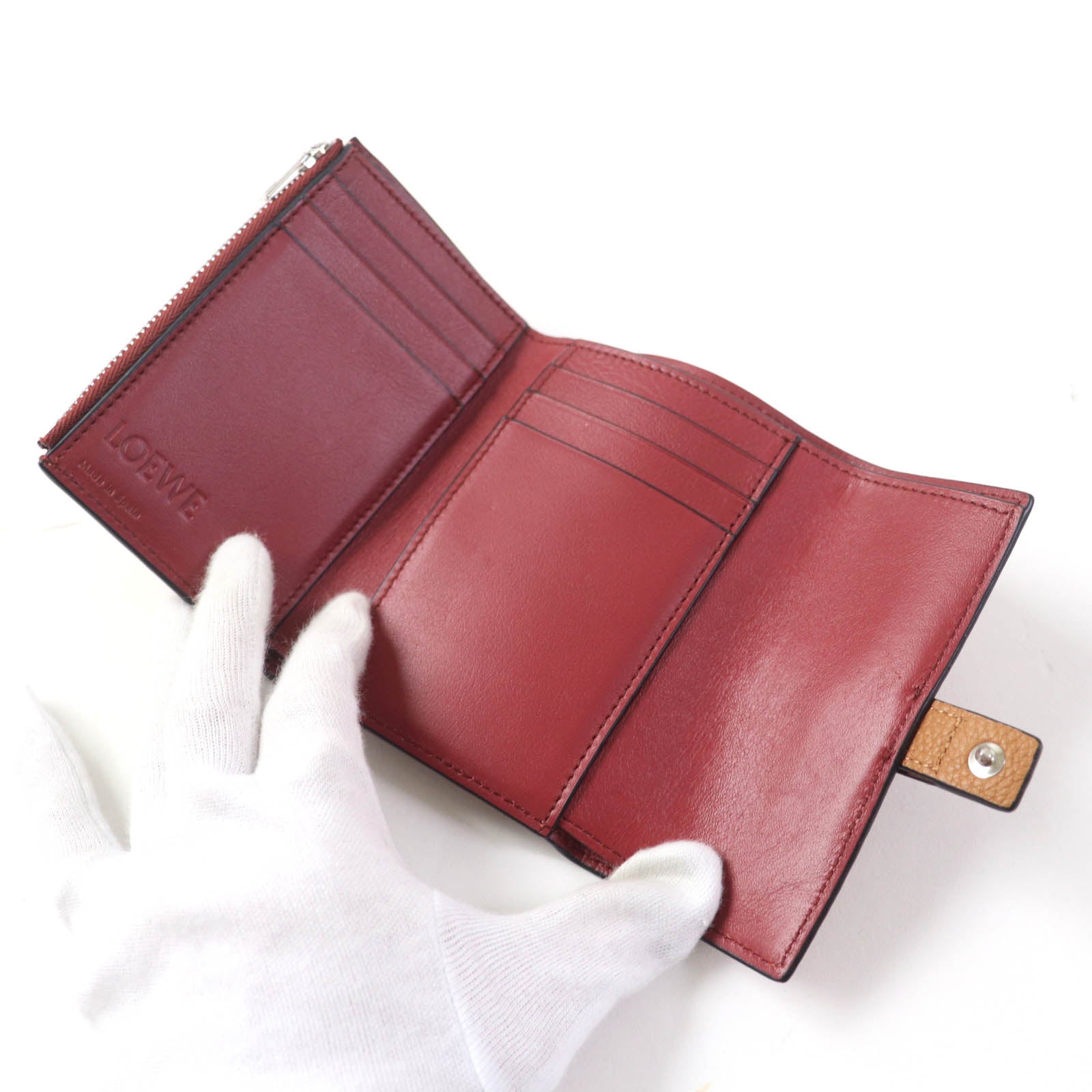 LOEWE Vertical Wallet Small Tri-fold