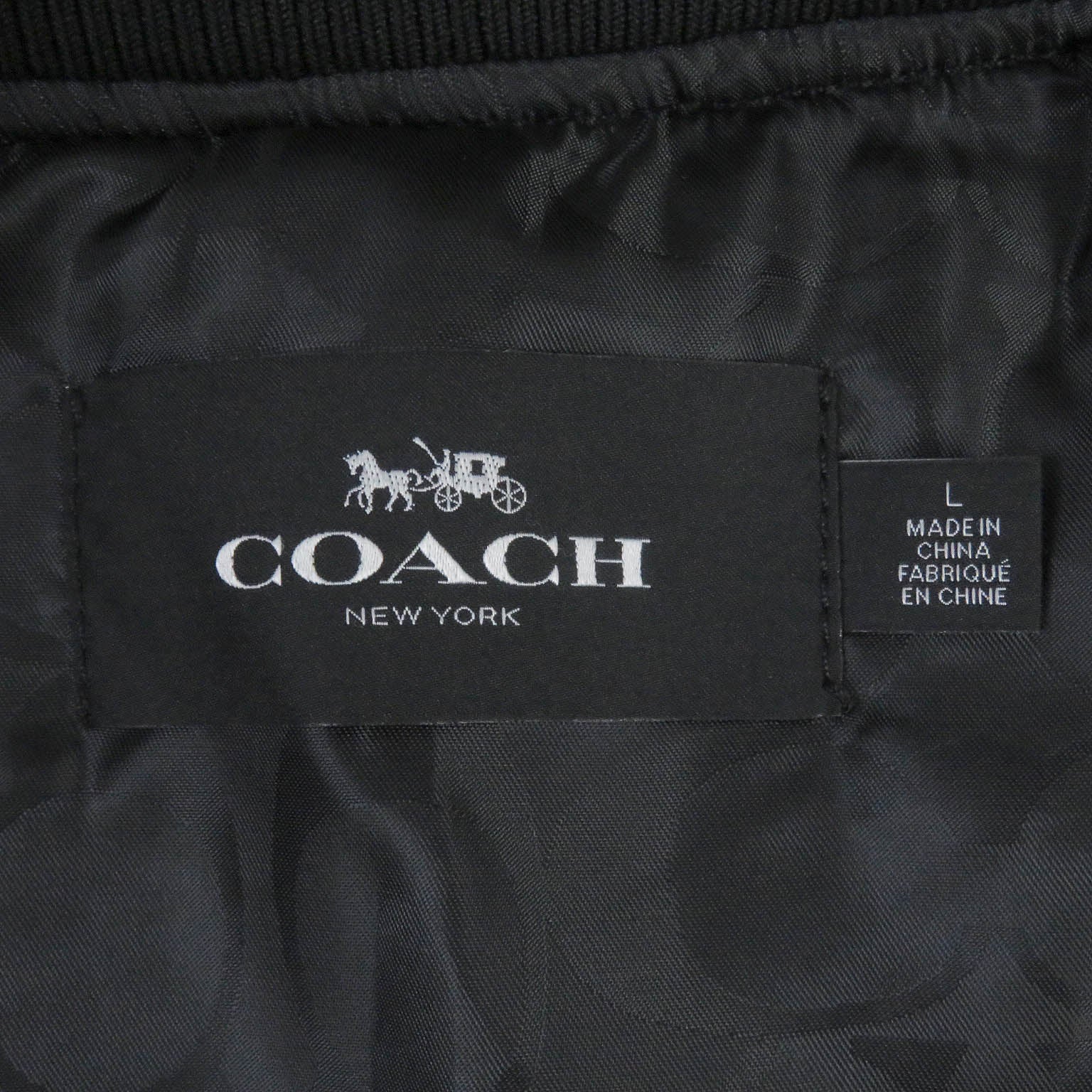 Coach Signature Embroidery Bomber Jacket C0921