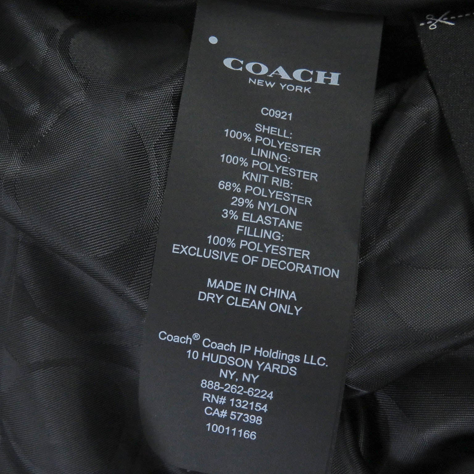 Coach Signature Embroidery Bomber Jacket C0921