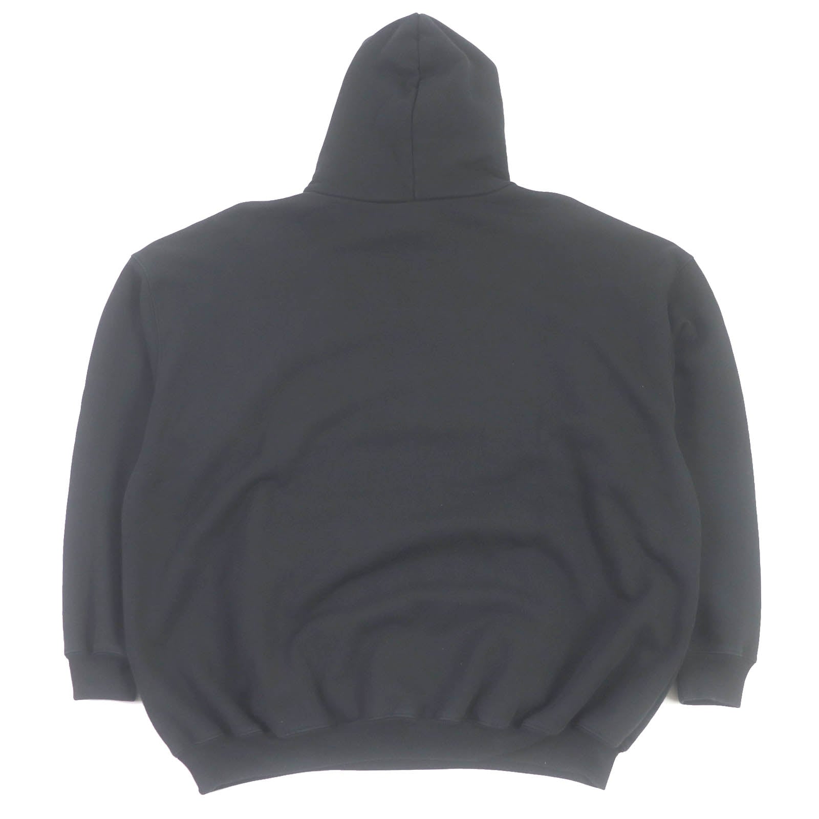 Balenciaga Cotton Hoodie Parker XS Black