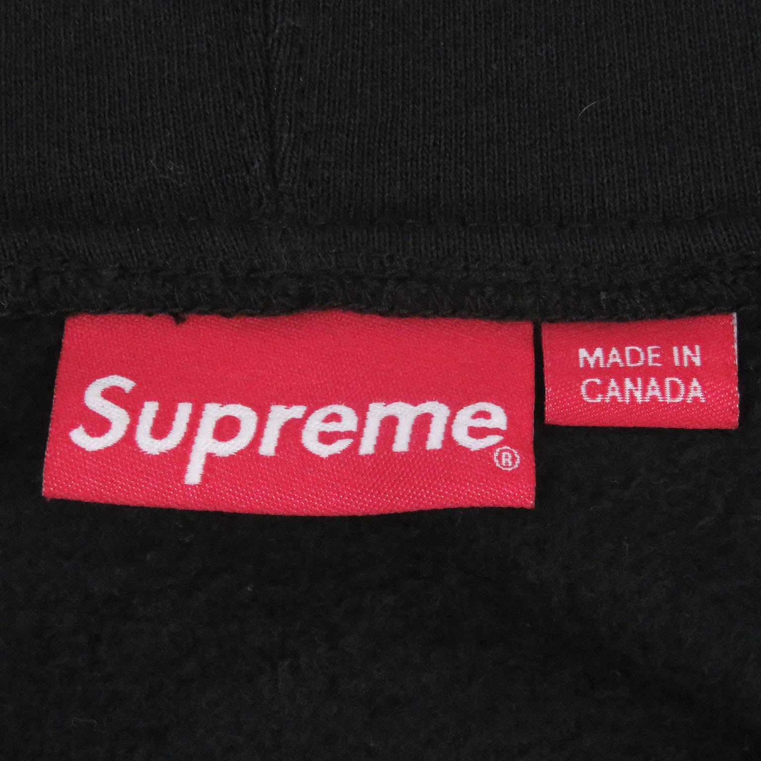 Supreme Cotton Zip Up Hooded Sweatshirt M