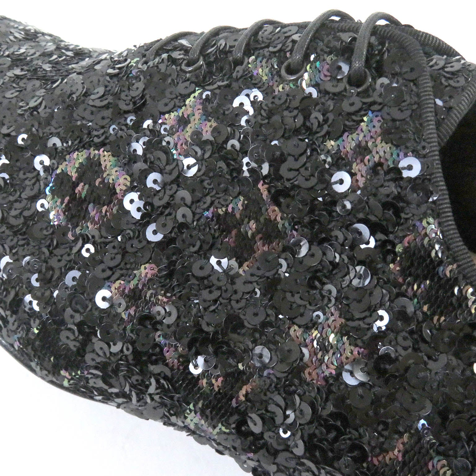 Louis Vuitton Monogram Sequin Leather Dress Shoes