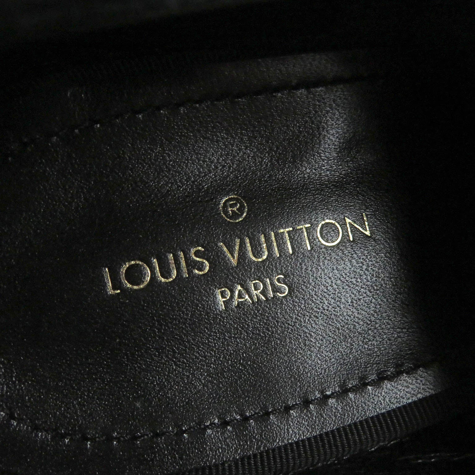 Louis Vuitton Monogram Sequin Leather Dress Shoes