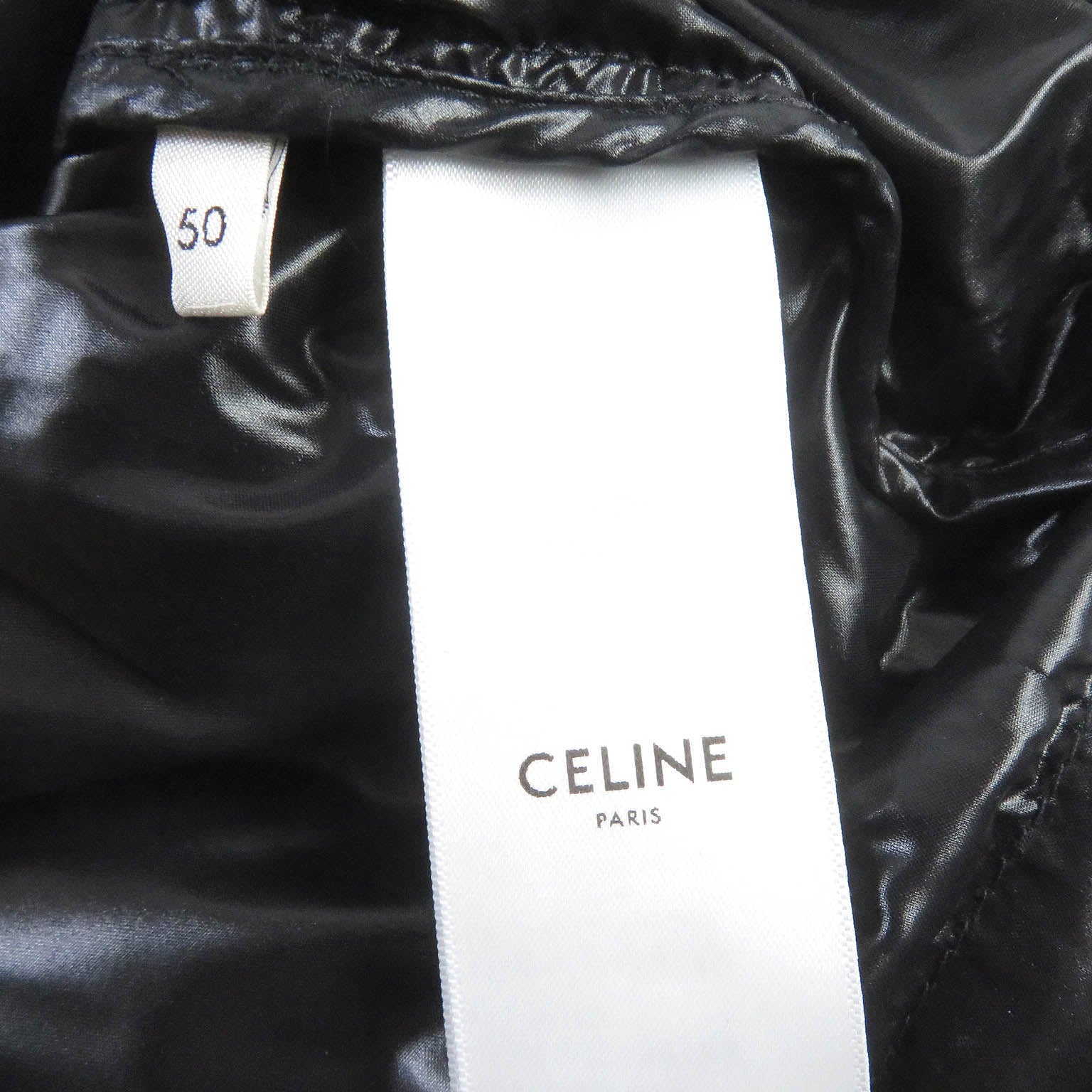 Celine Nylon Padded Jacket Orange 50