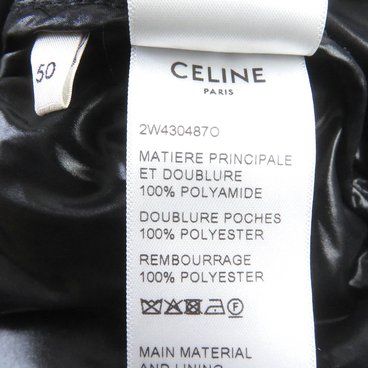 Celine Nylon Padded Jacket Orange 50