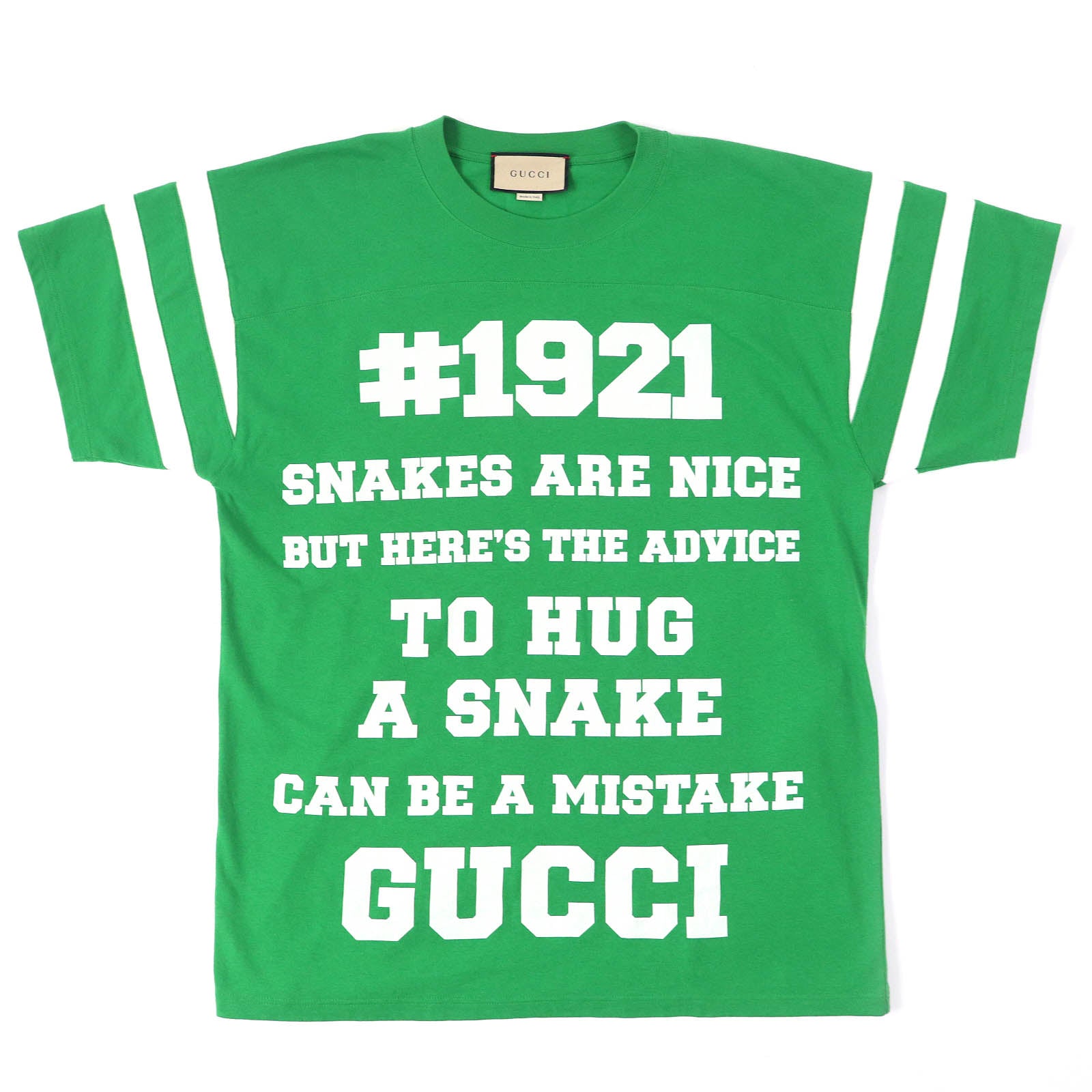 GUCCI Snake Tee Cotton T-shirt XS