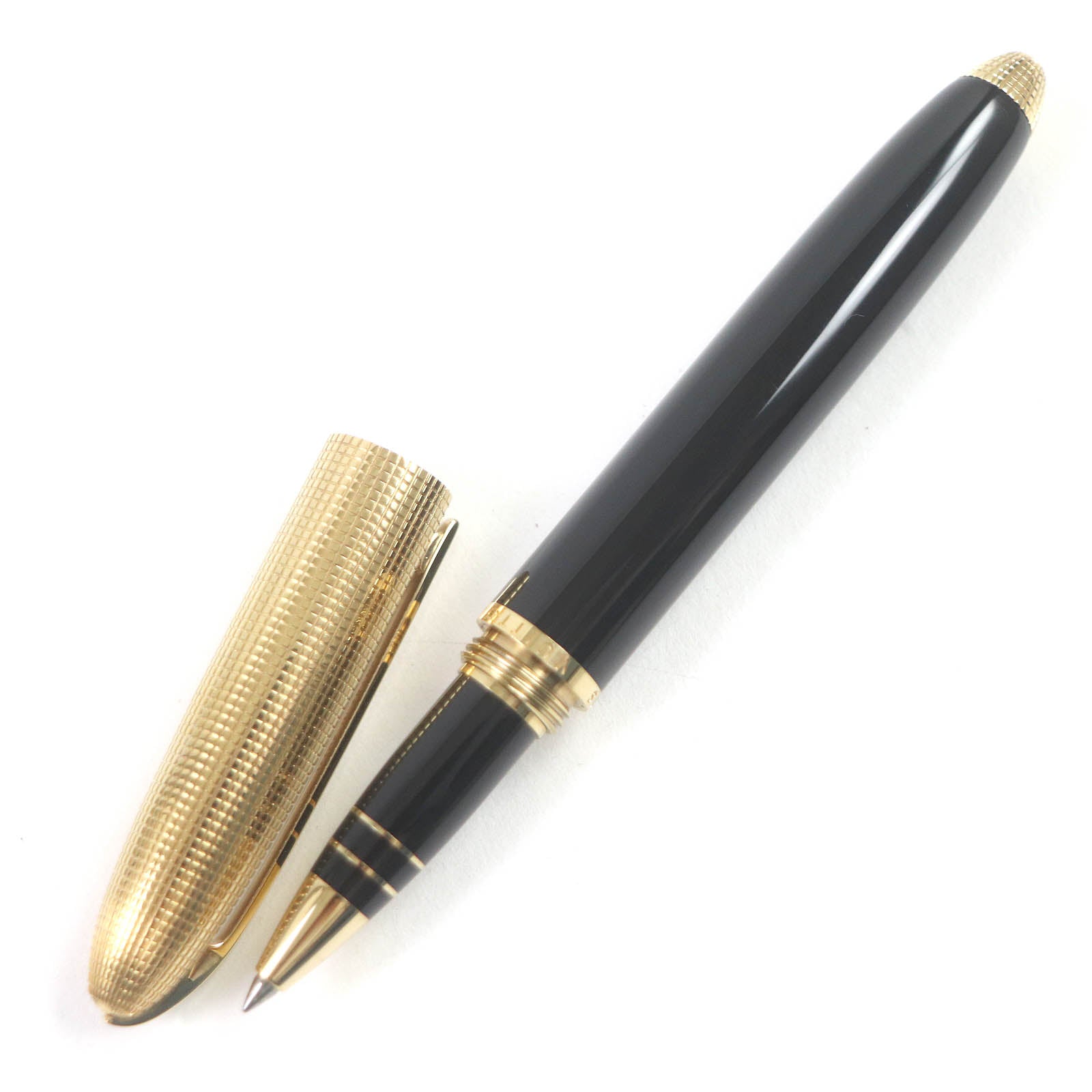 Louis Vuitton Ballpoint Pen Black Gold N76602