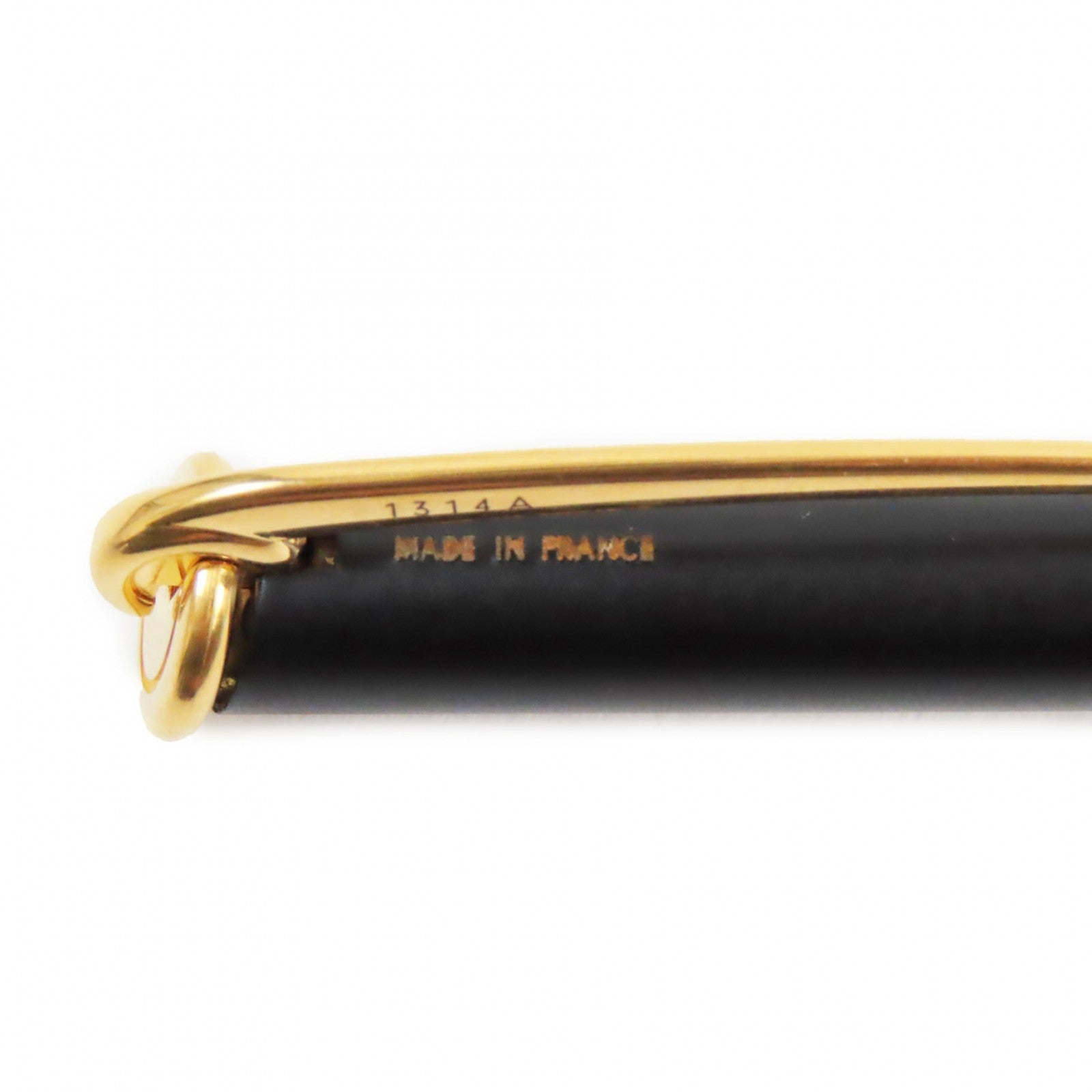 HERMES Allegro Twist Ballpoint Pen Black Gold