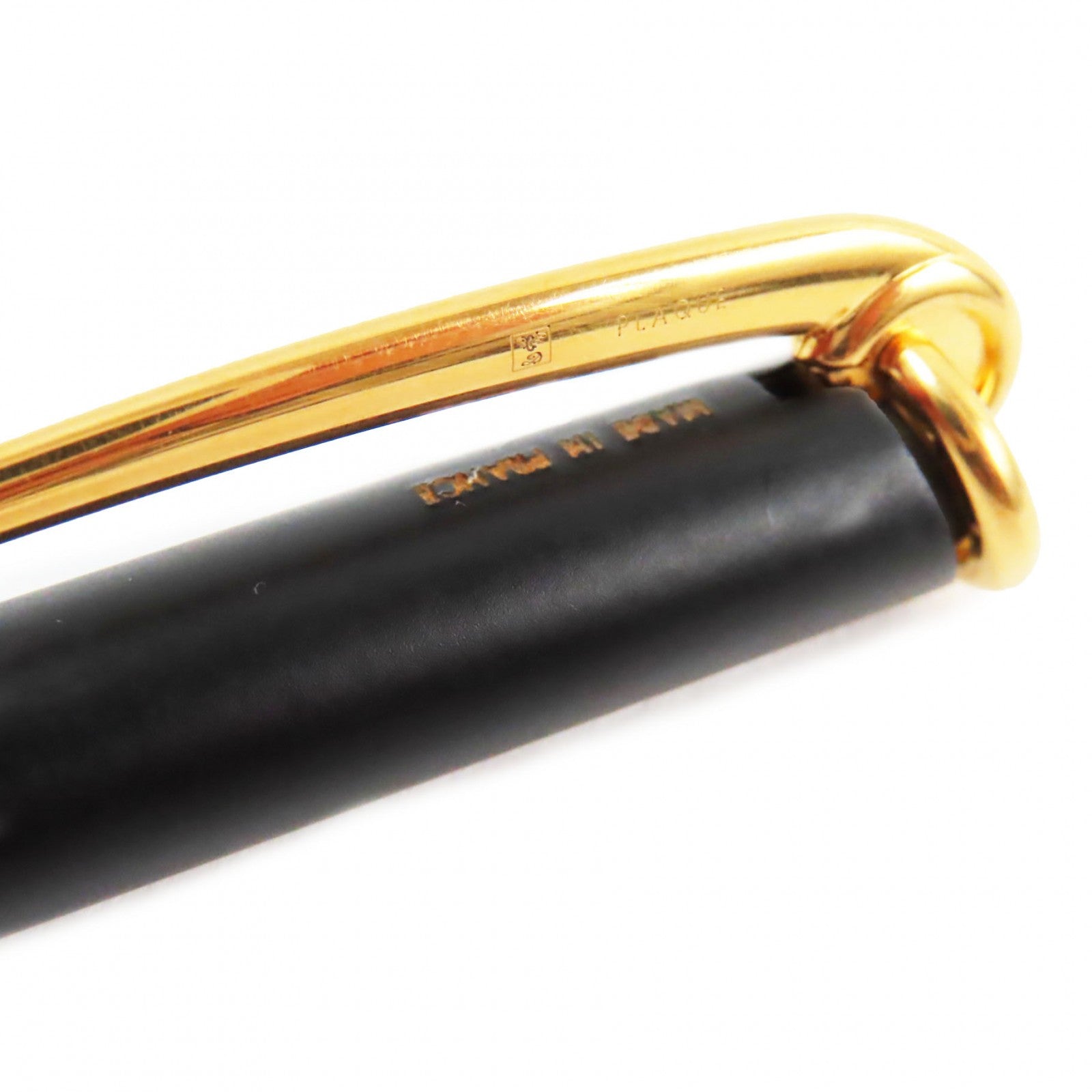 HERMES Allegro Twist Ballpoint Pen Black Gold