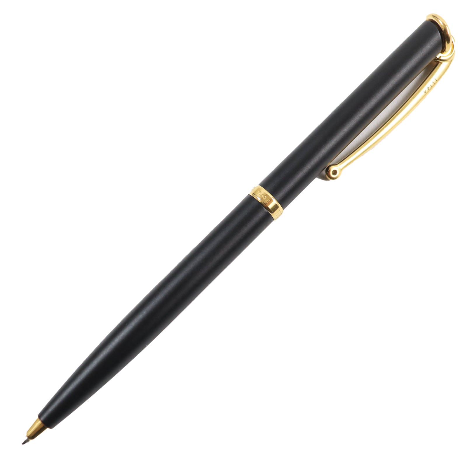 HERMES Allegro Twist Ballpoint Pen Black Gold